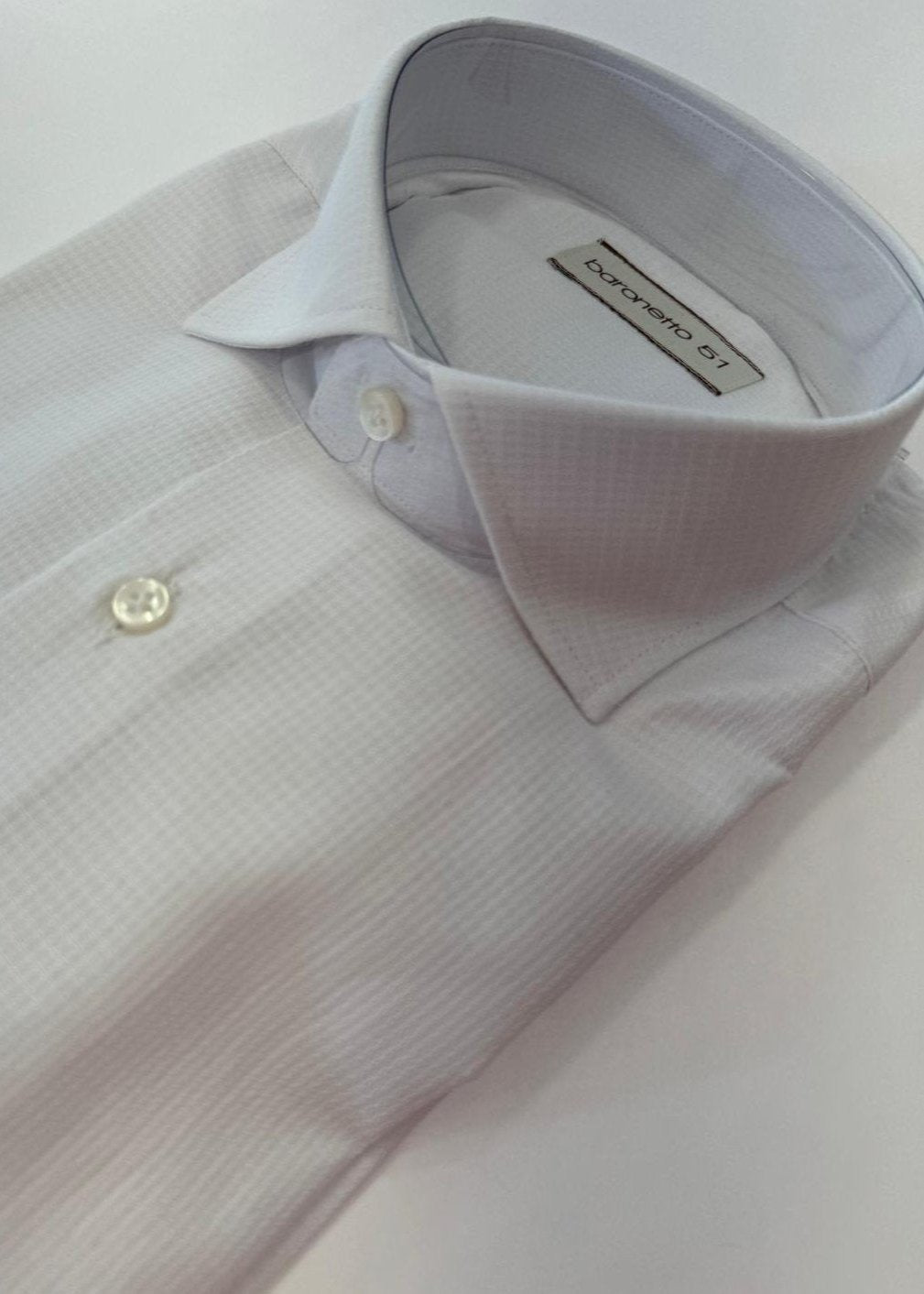 CAMICIA 100% COTONE BIANCA OPERATO