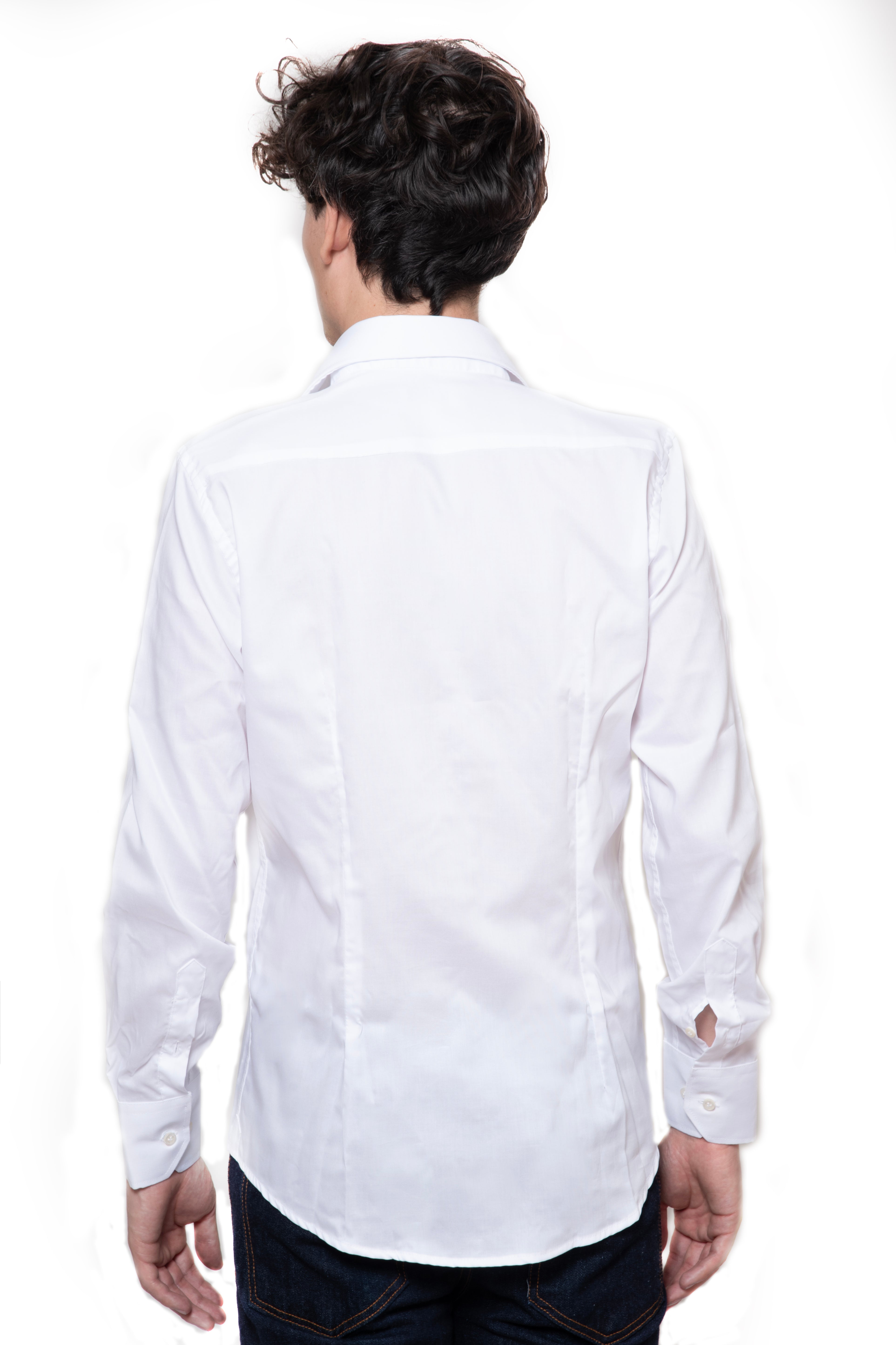 CAMICIA 100% COTONE BIANCO