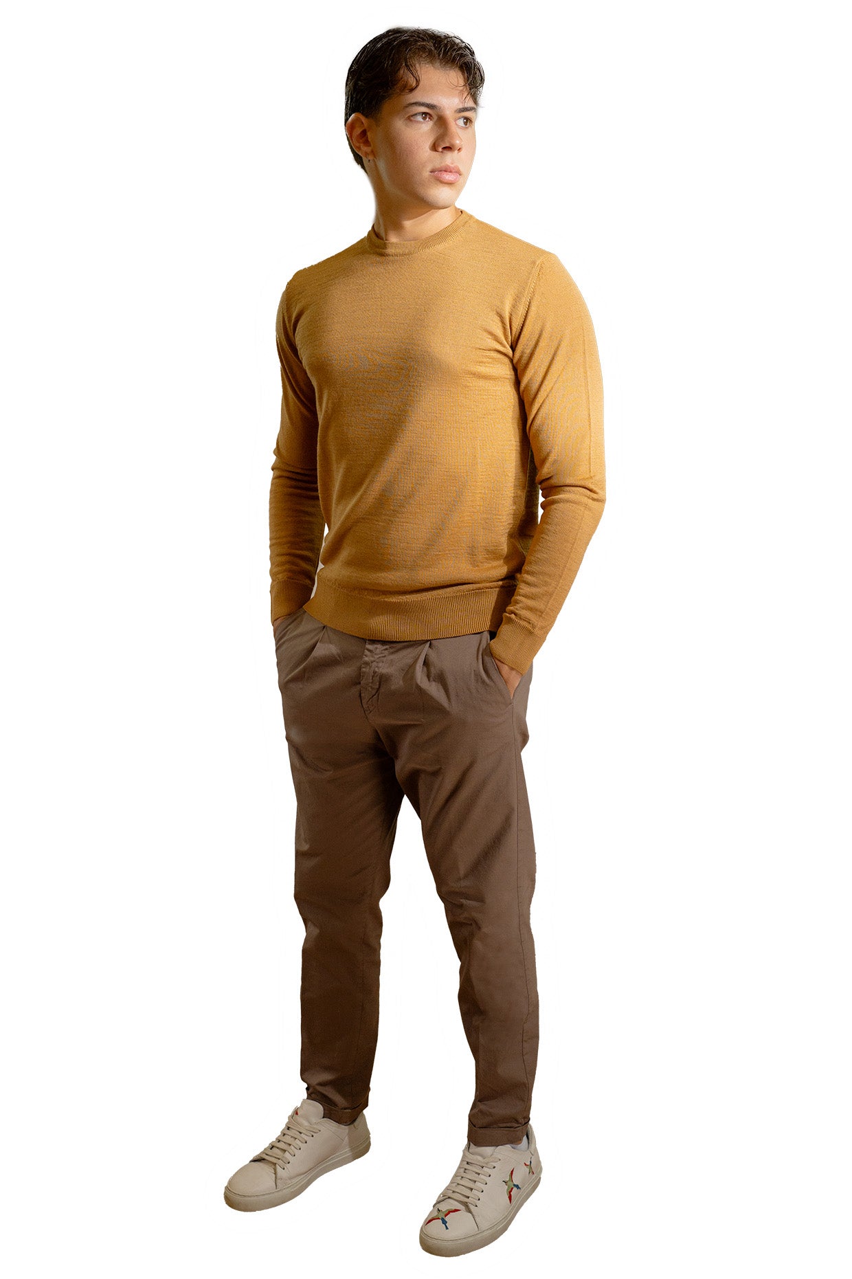 GIROCOLLO MISTO CASHMERE