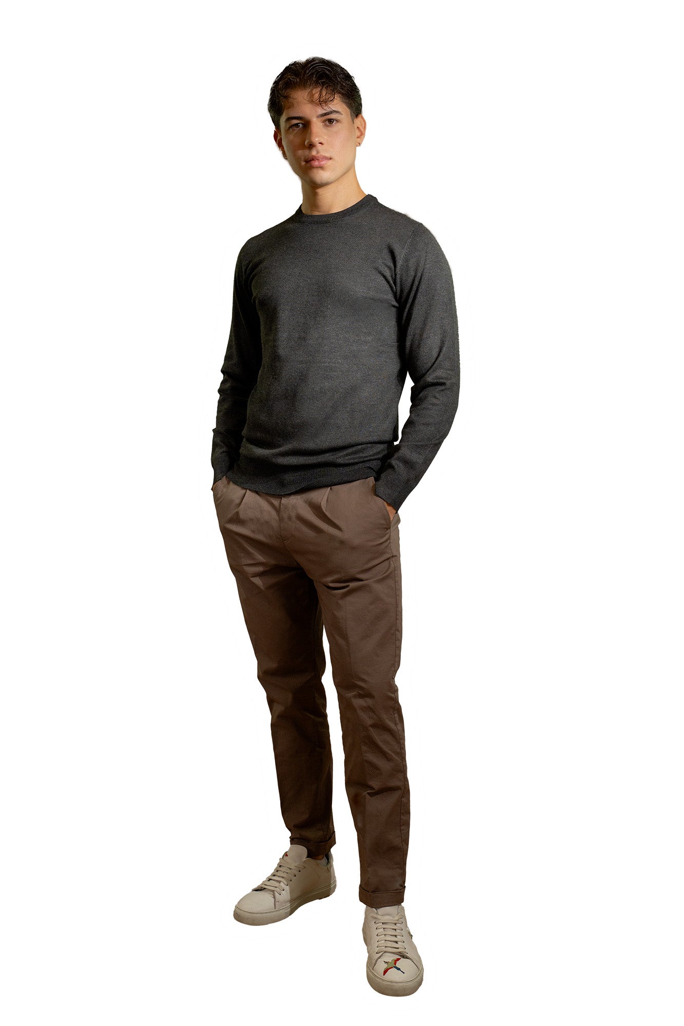 GIROCOLLO MISTO CASHMERE