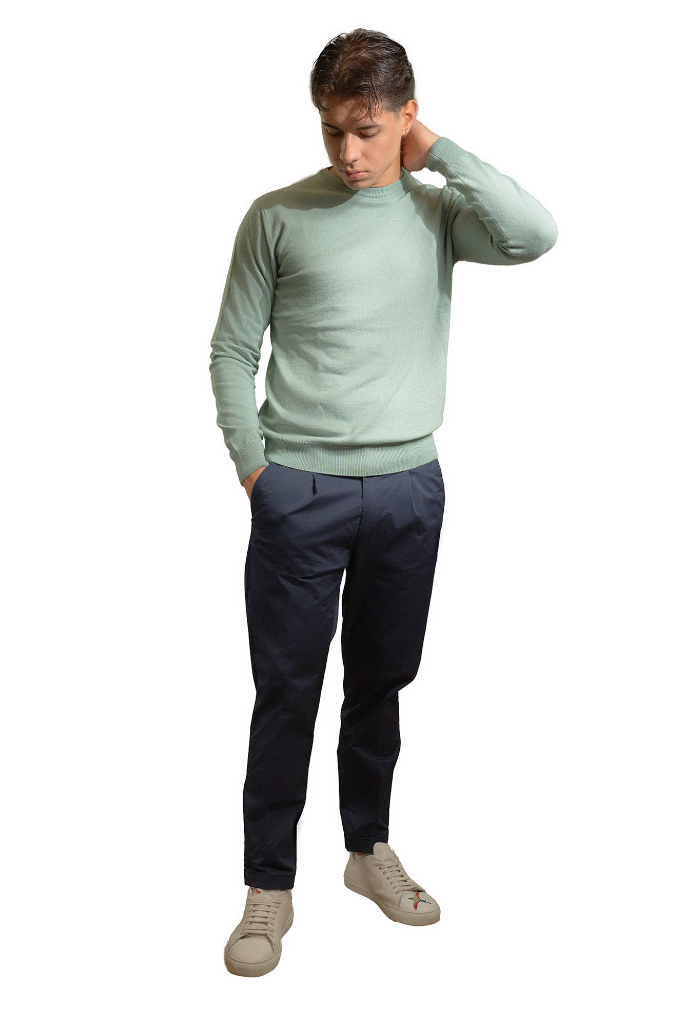 GIROCOLLO MISTO CASHMERE