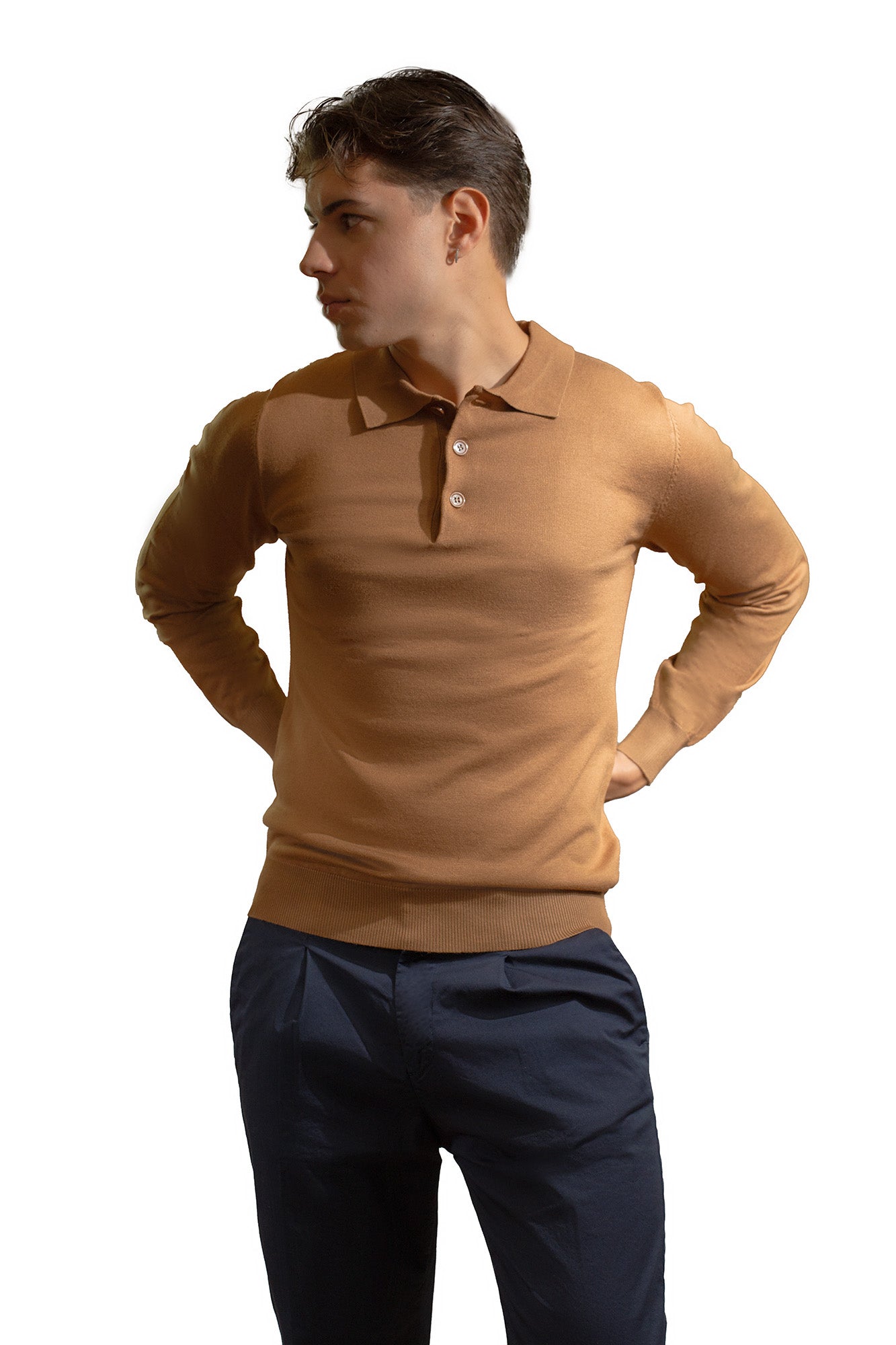 POLO IN MISTO CASHMERE