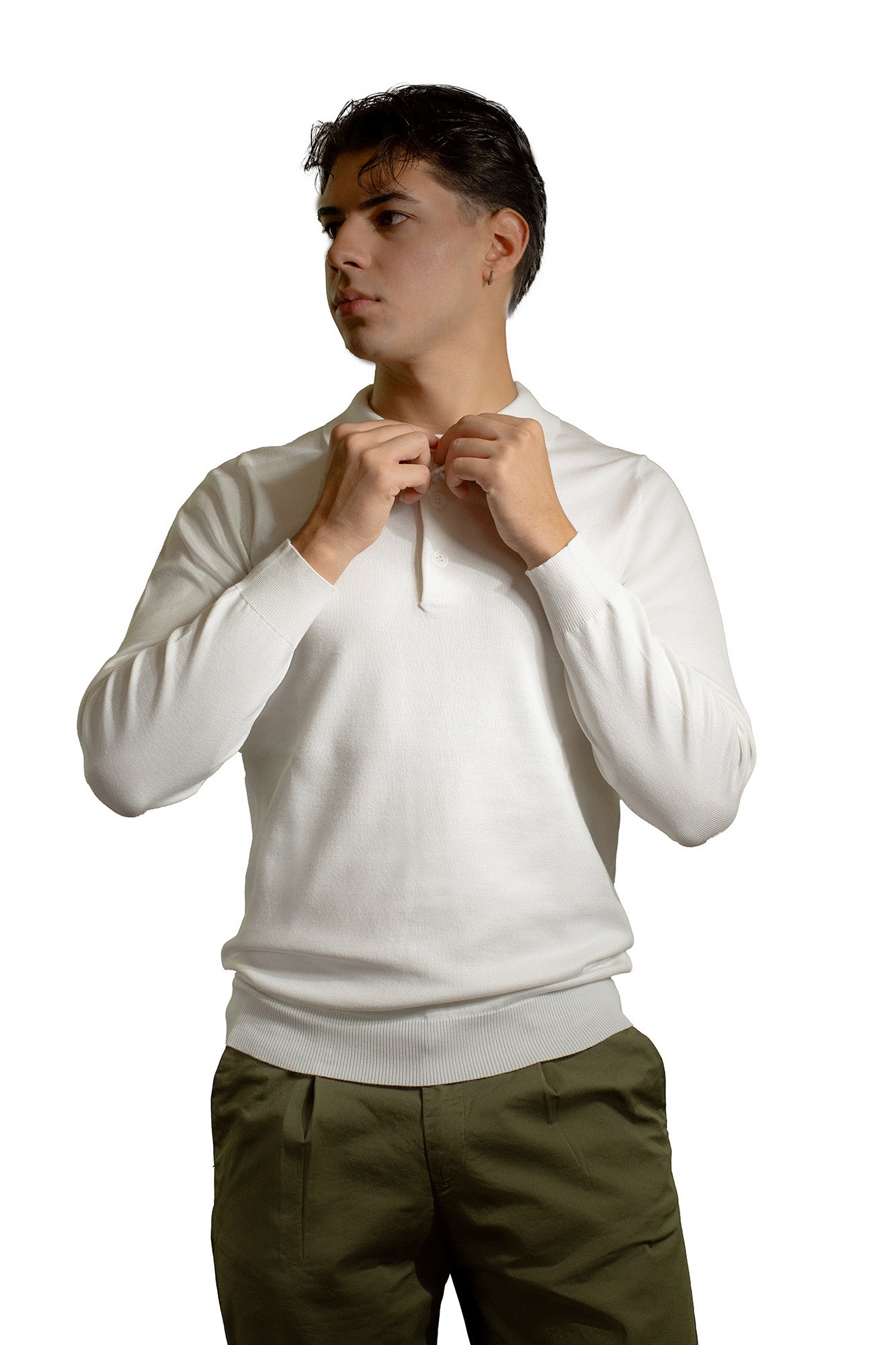 POLO IN MISTO CASHMERE