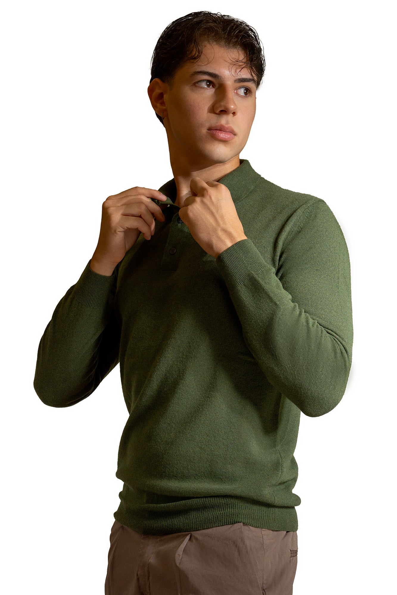 POLO IN MISTO CASHMERE