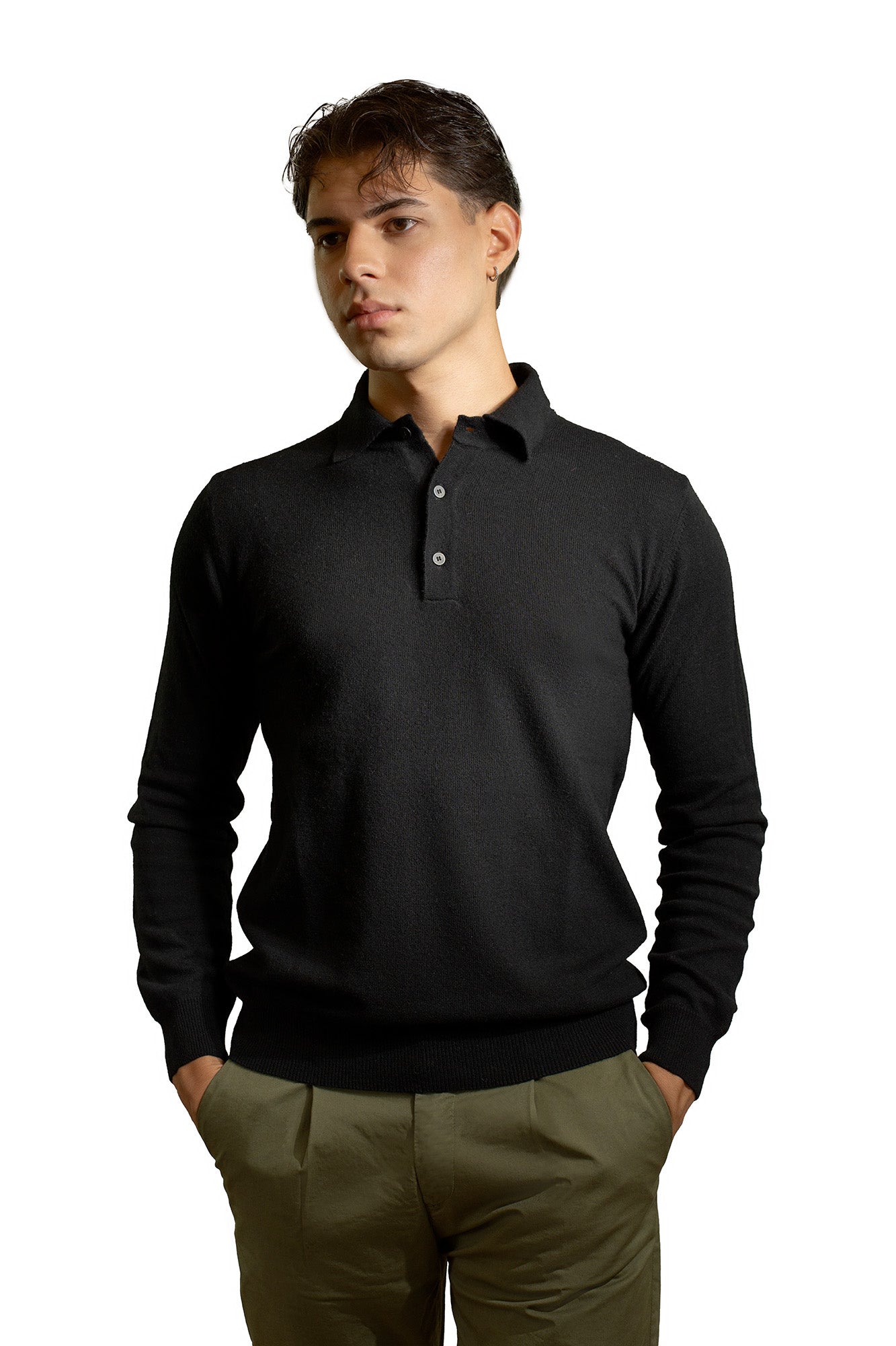 POLO IN MISTO CASHMERE