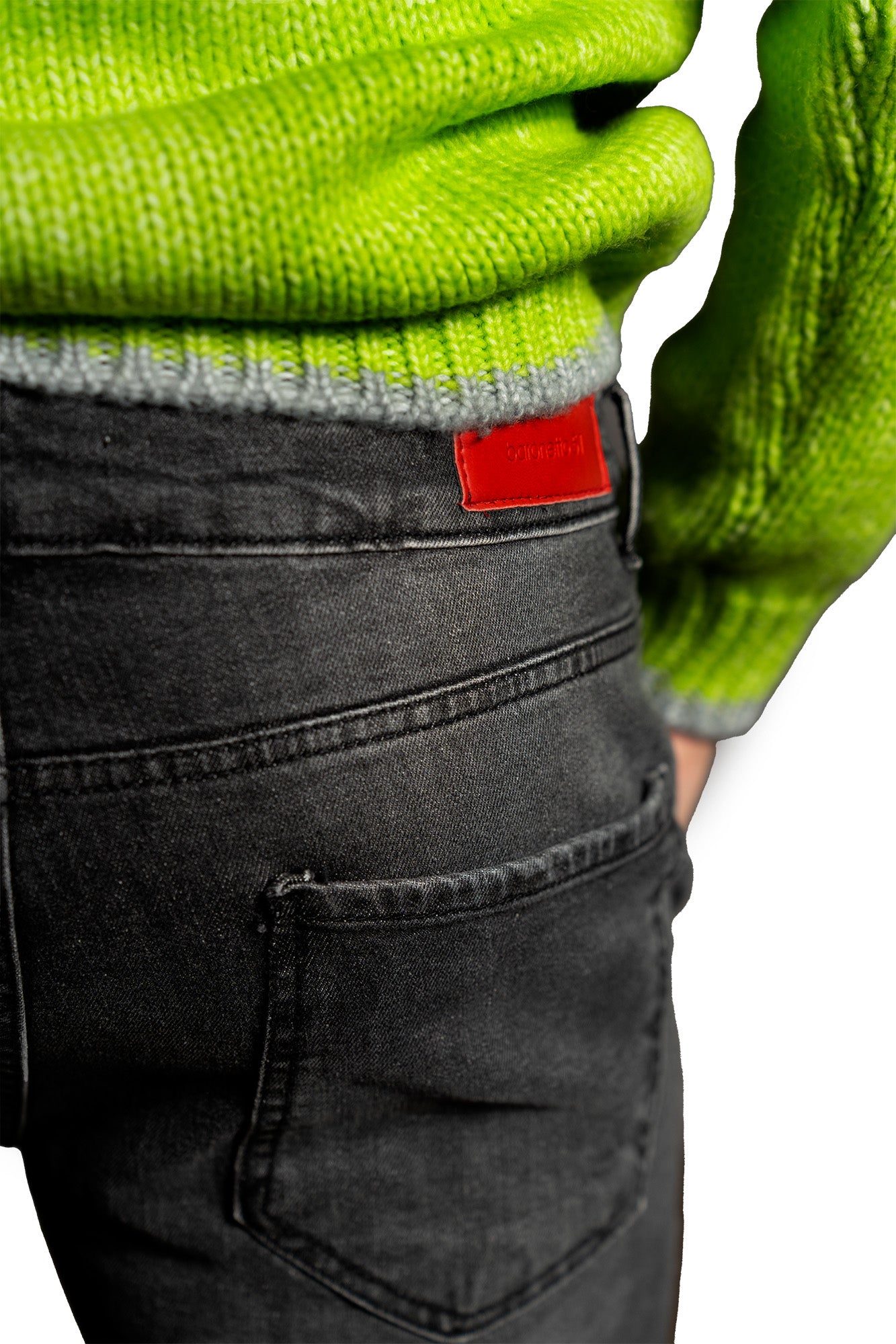 Jeans nero Lavaggio 3 - tasca america