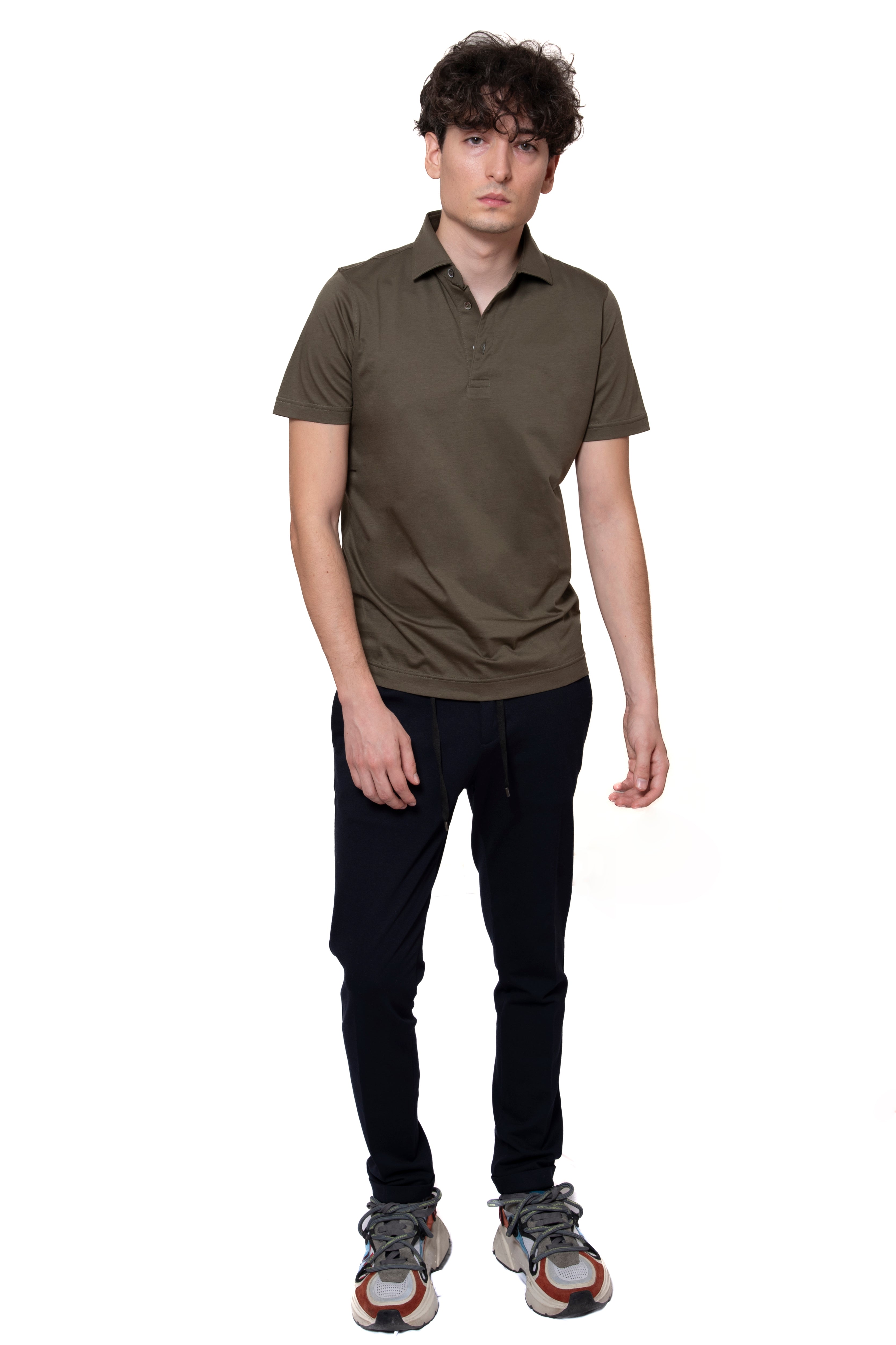 POLO FILO DI SCOZIA MILITARY