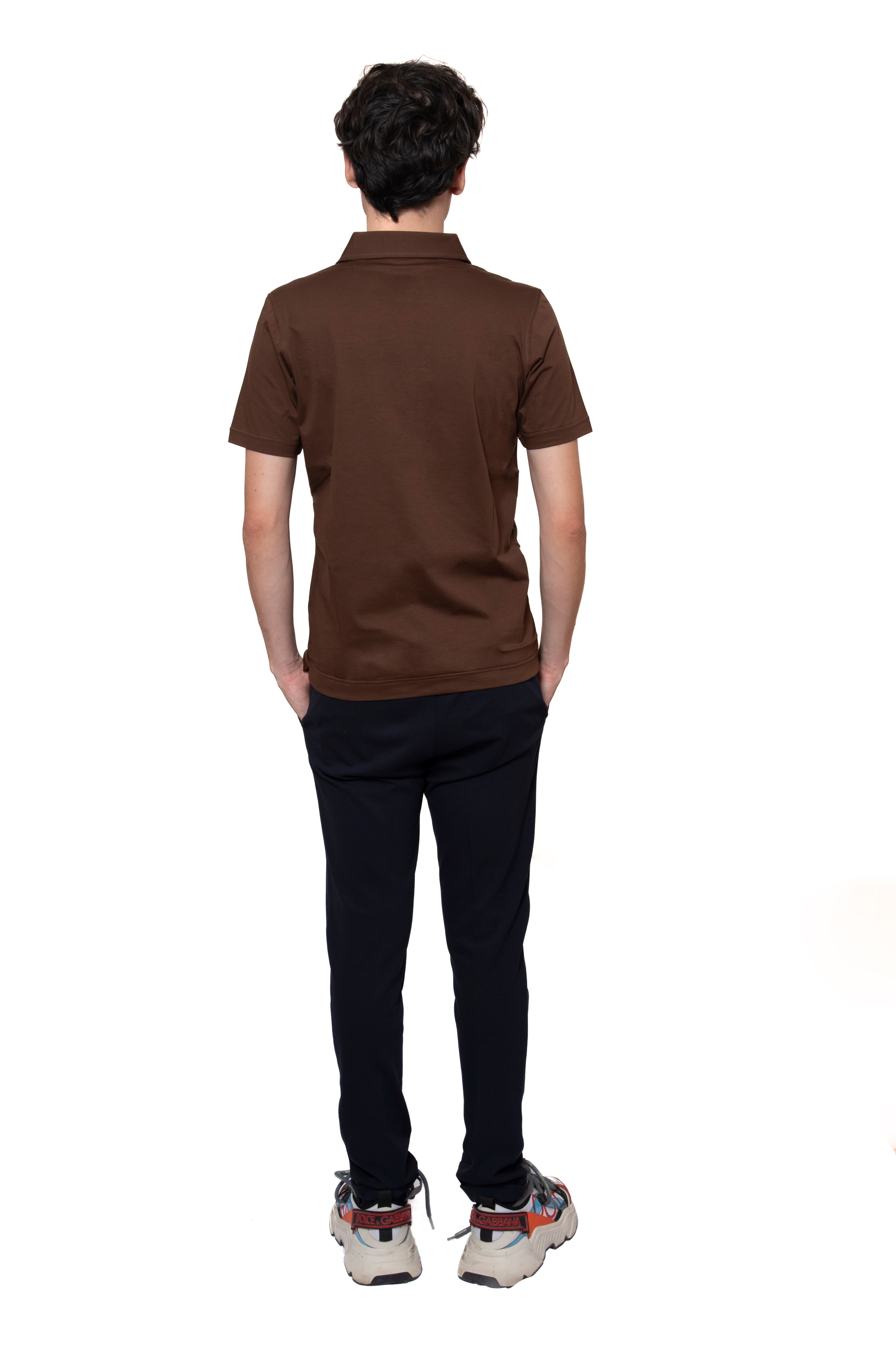 POLO FILO DI SCOZIA CIOCCOLATO