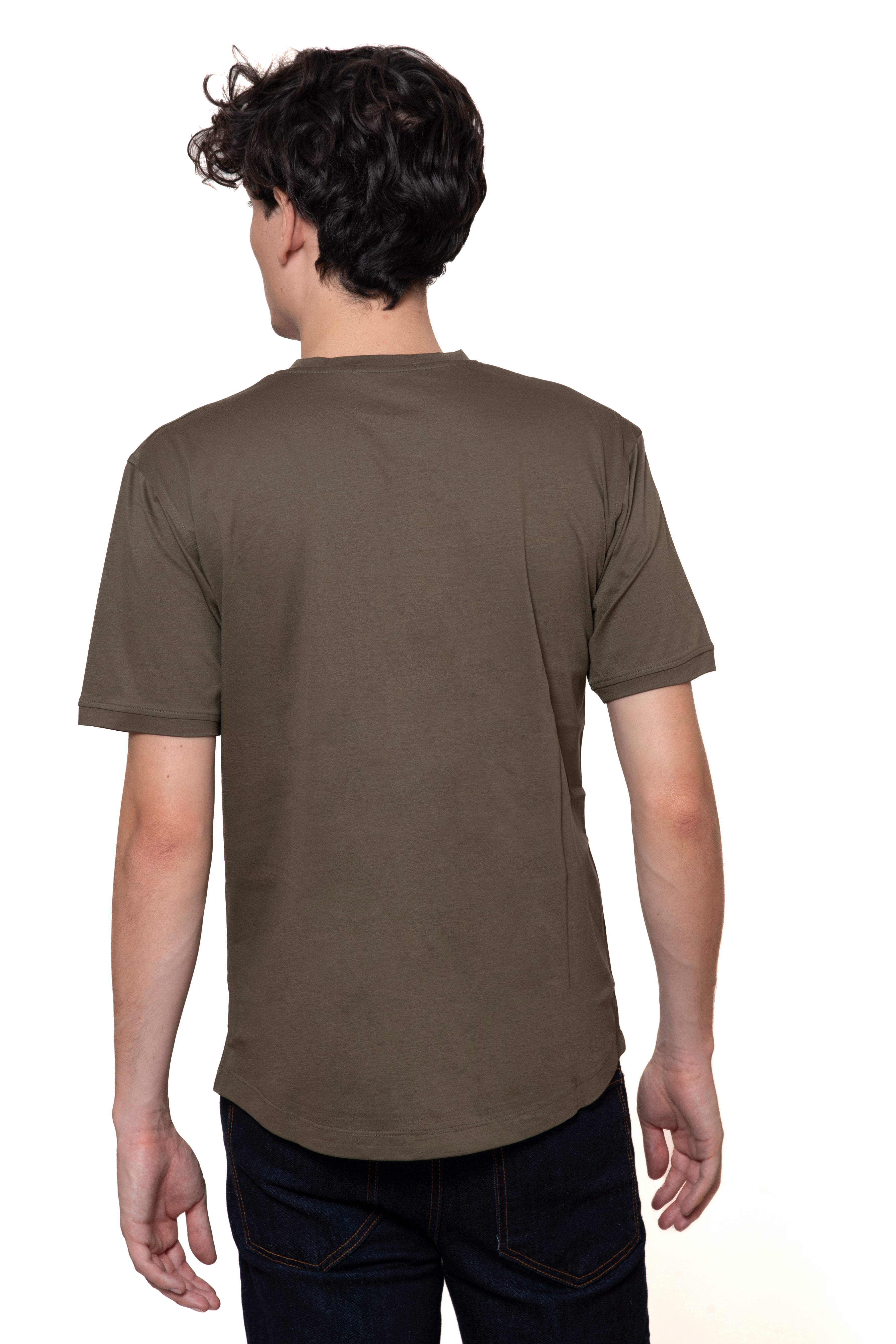 T-SHIRT FILO DI SCOZIA MILITARY