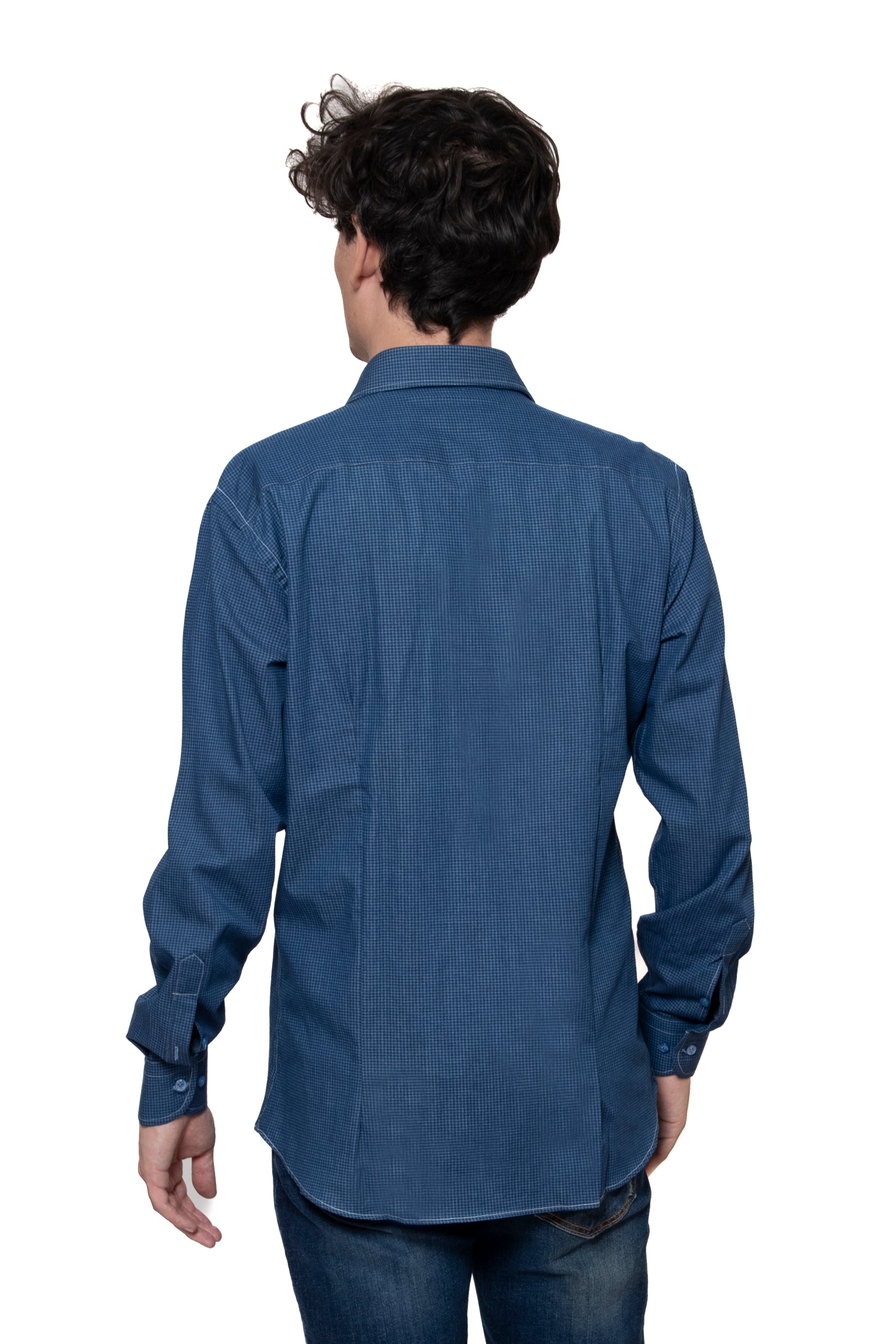CAMICIA DENIM QUADRETTI