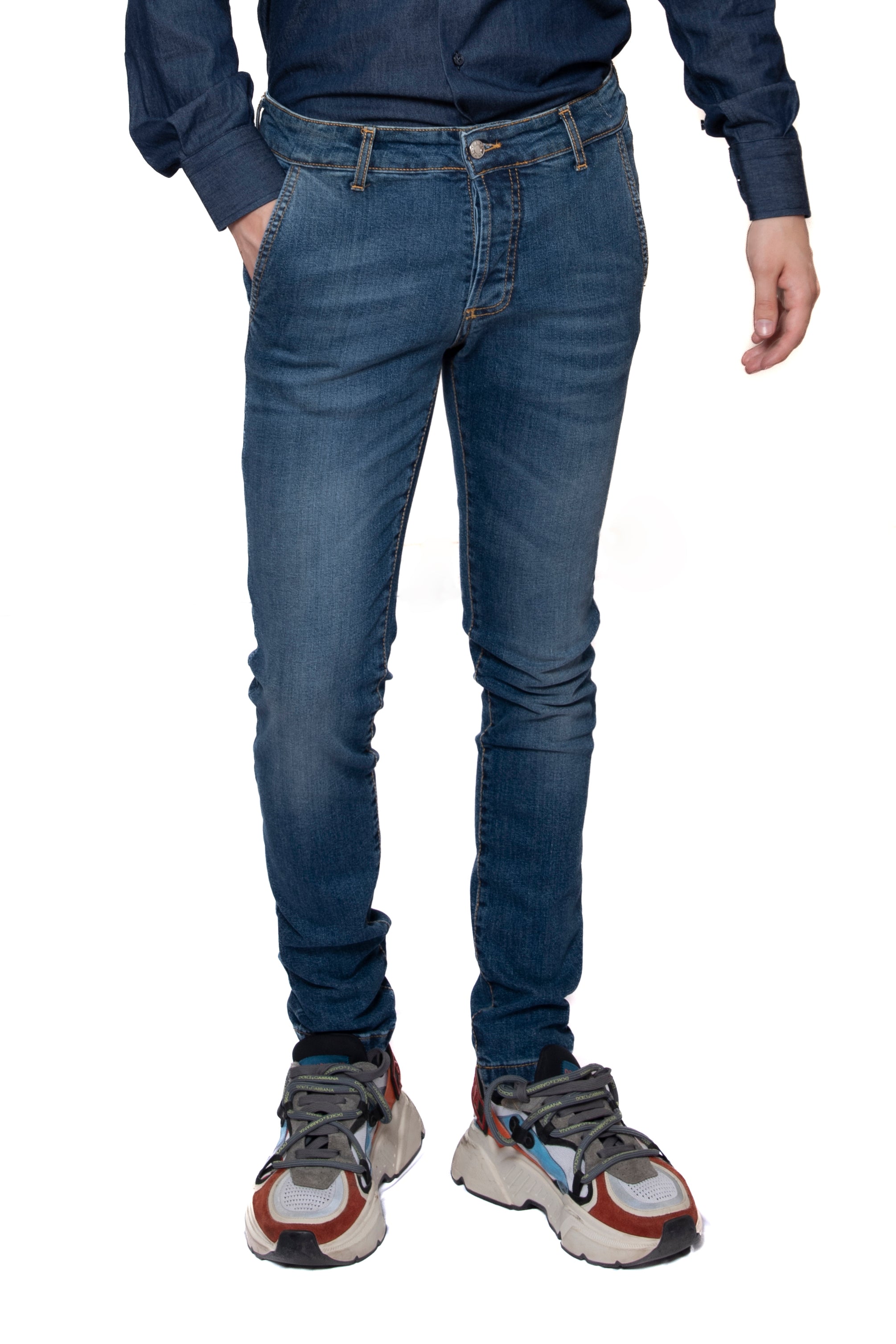 PRINCIPE JEANS BLU LAVAGGIO 3