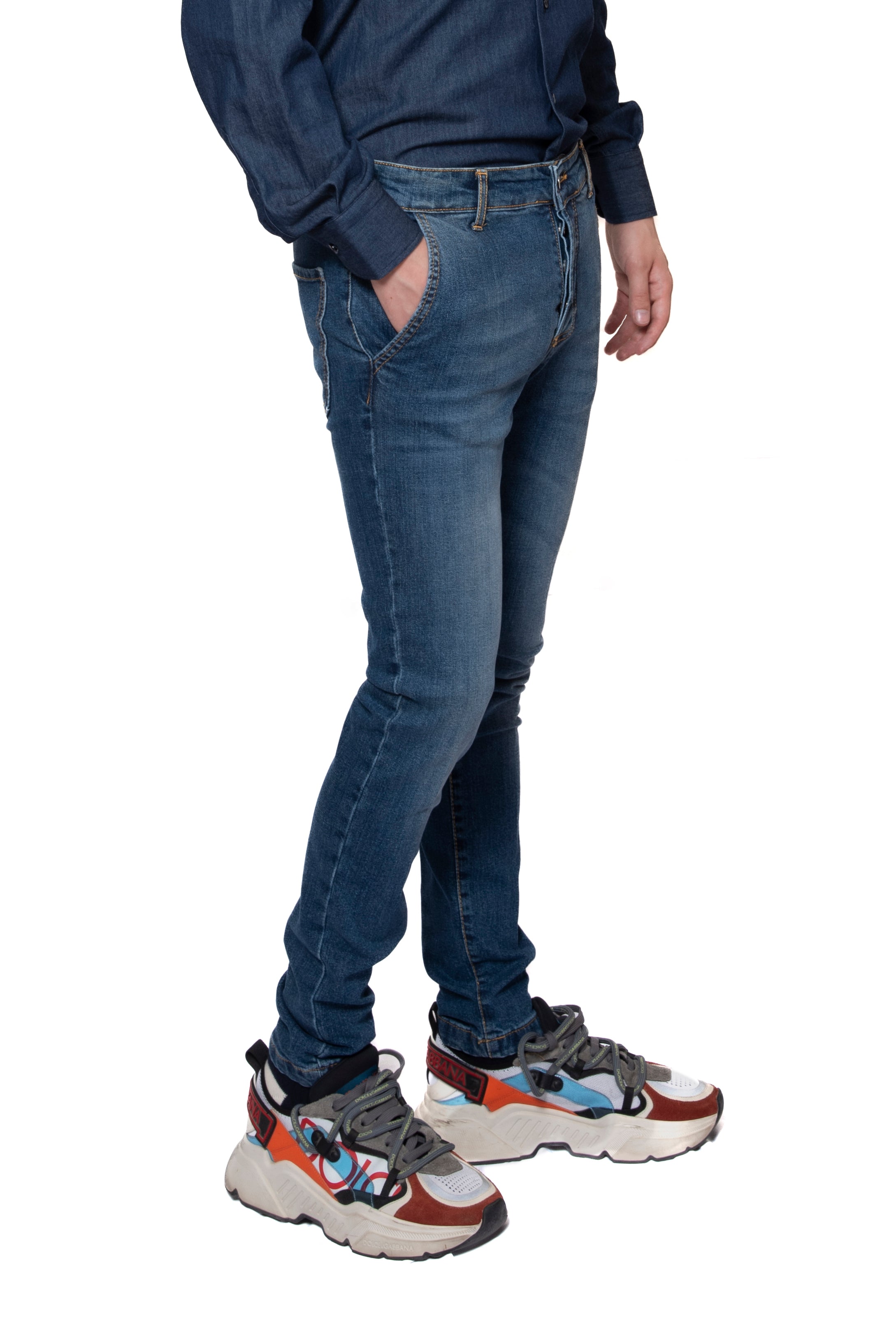 PRINCIPE JEANS BLU LAVAGGIO 3