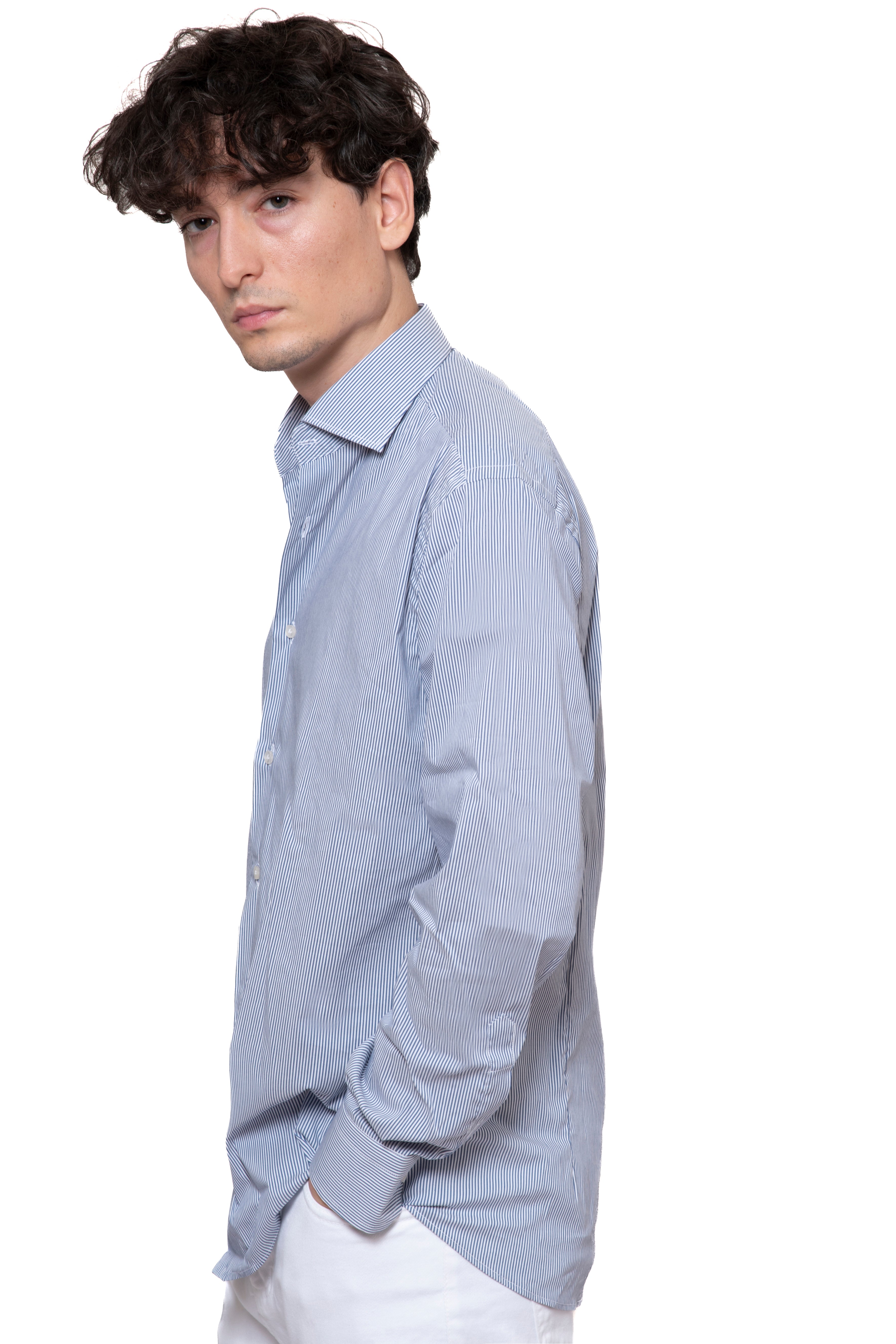 CAMICIA RIGA BLU
