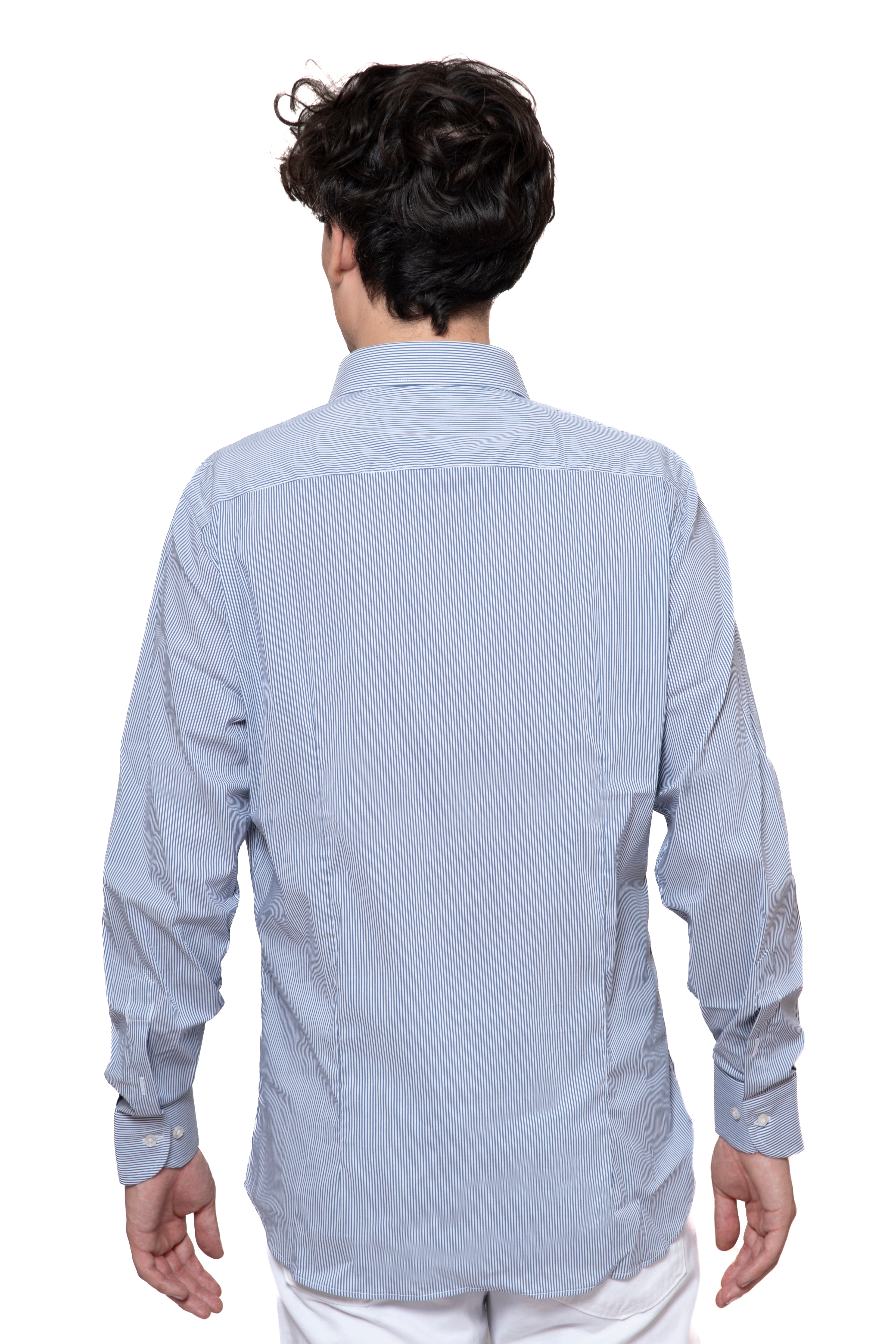 CAMICIA RIGA BLU