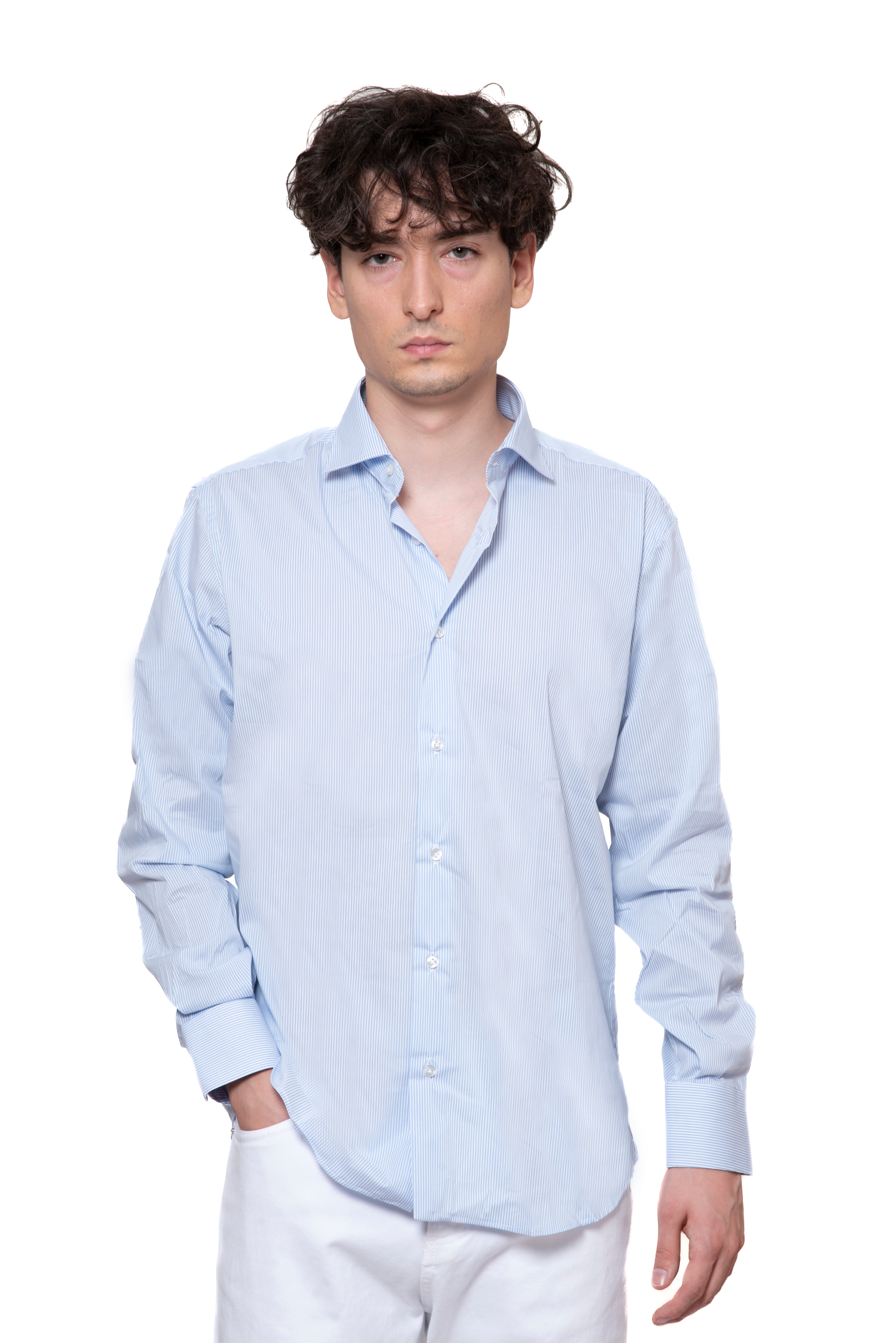 CAMICIA RIGA AZZURRA