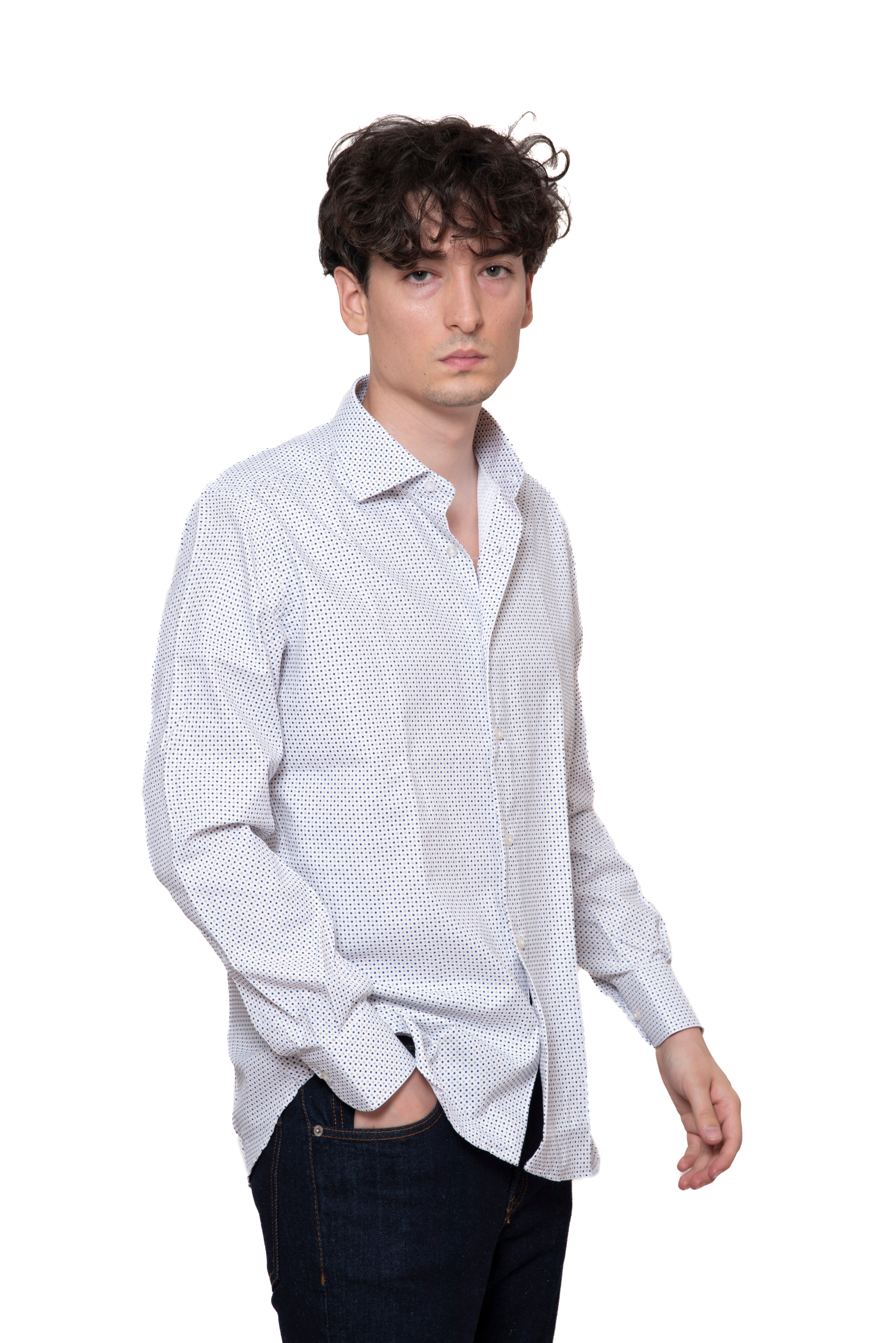 CAMICIA MICROFANTASIA