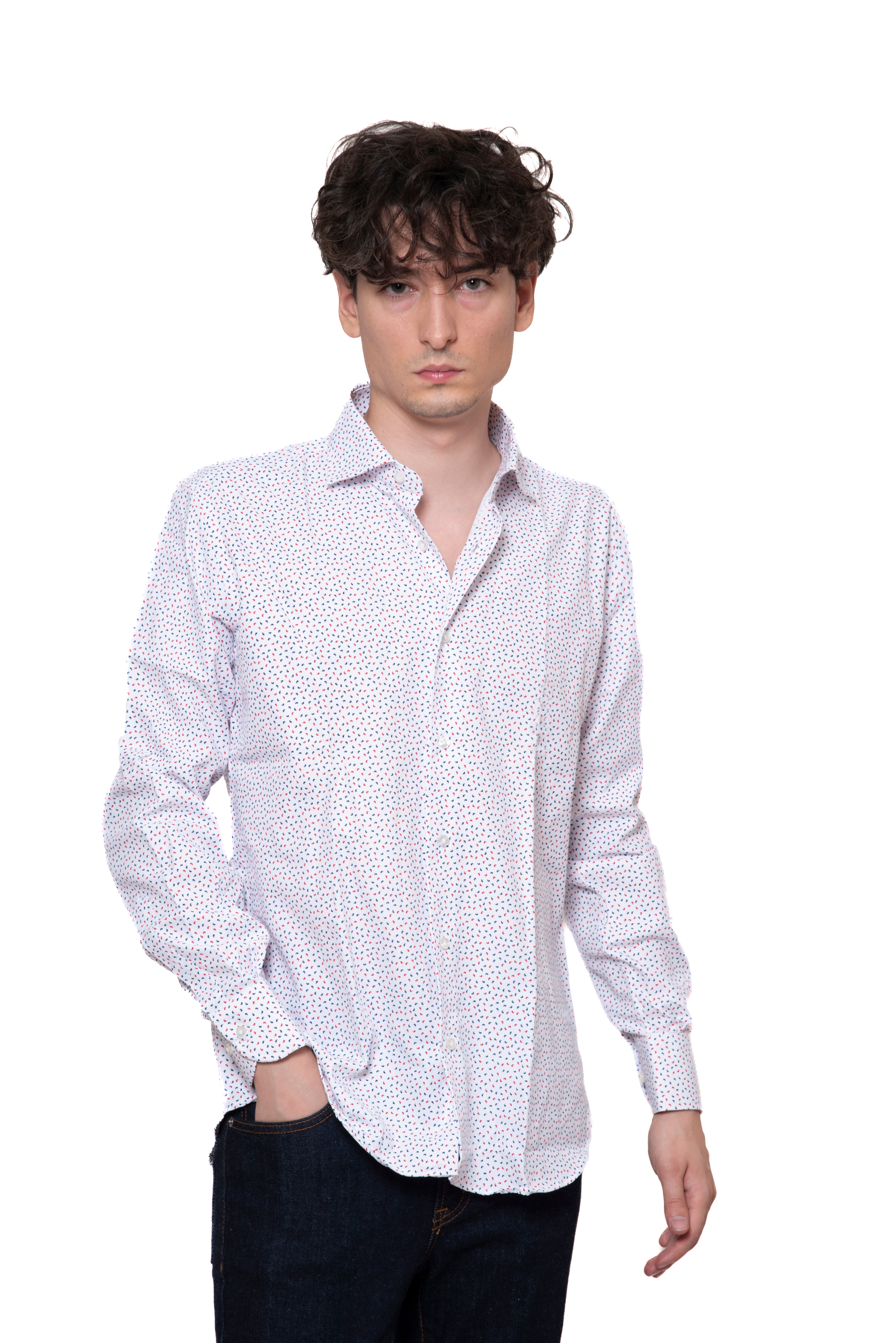 CAMICIA MICROFANTASIA