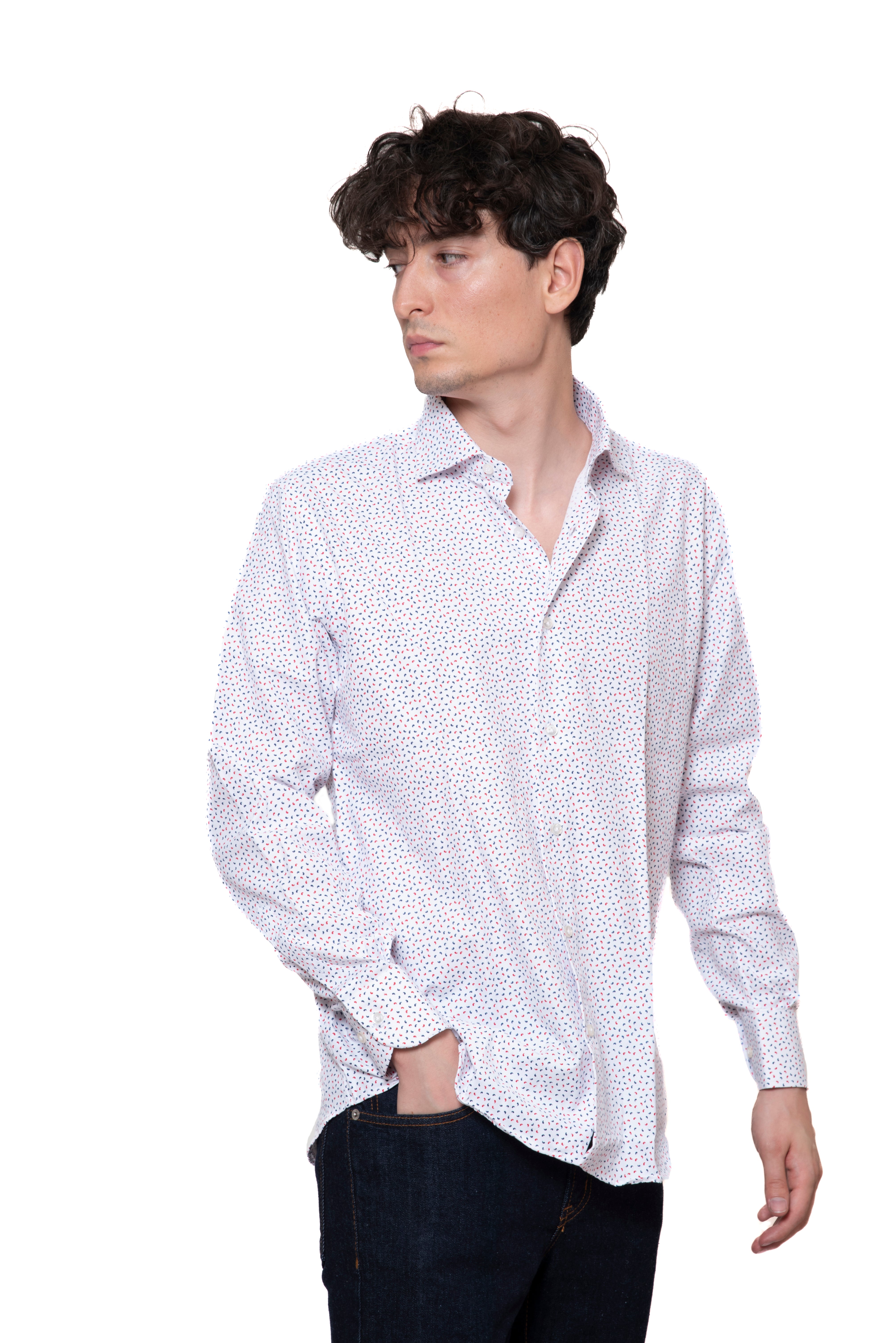 CAMICIA MICROFANTASIA