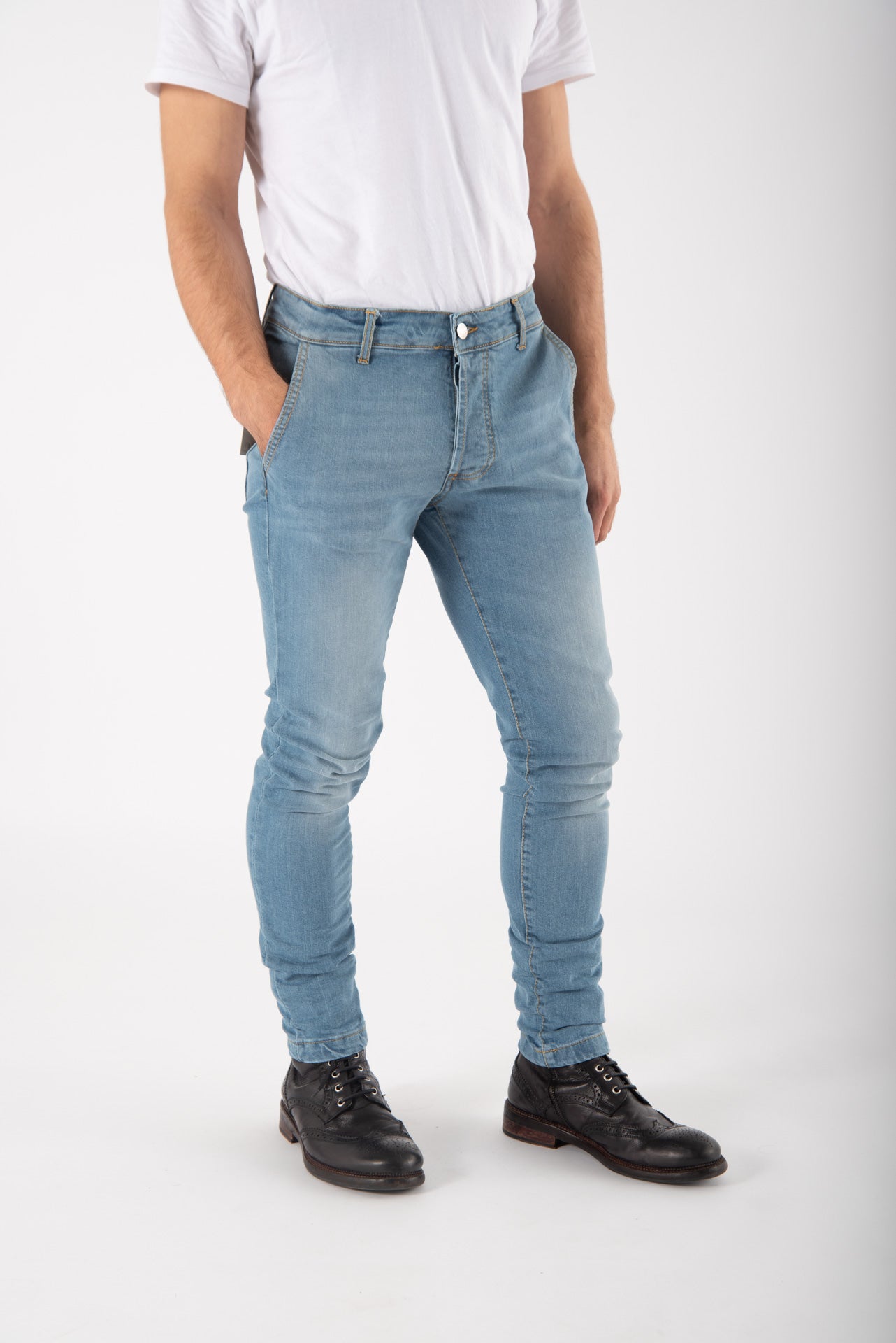 Principe Jeans nero lavaggio 4