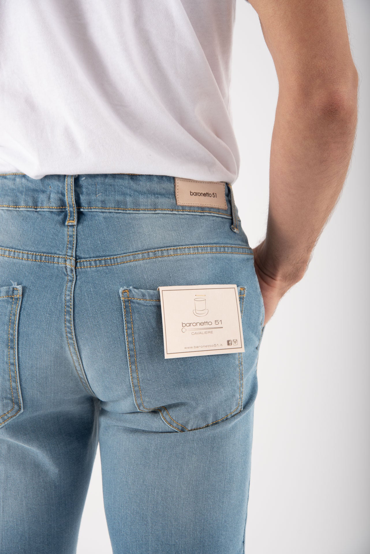 PRINCIPE JEANS BLU LAVAGGIO 4