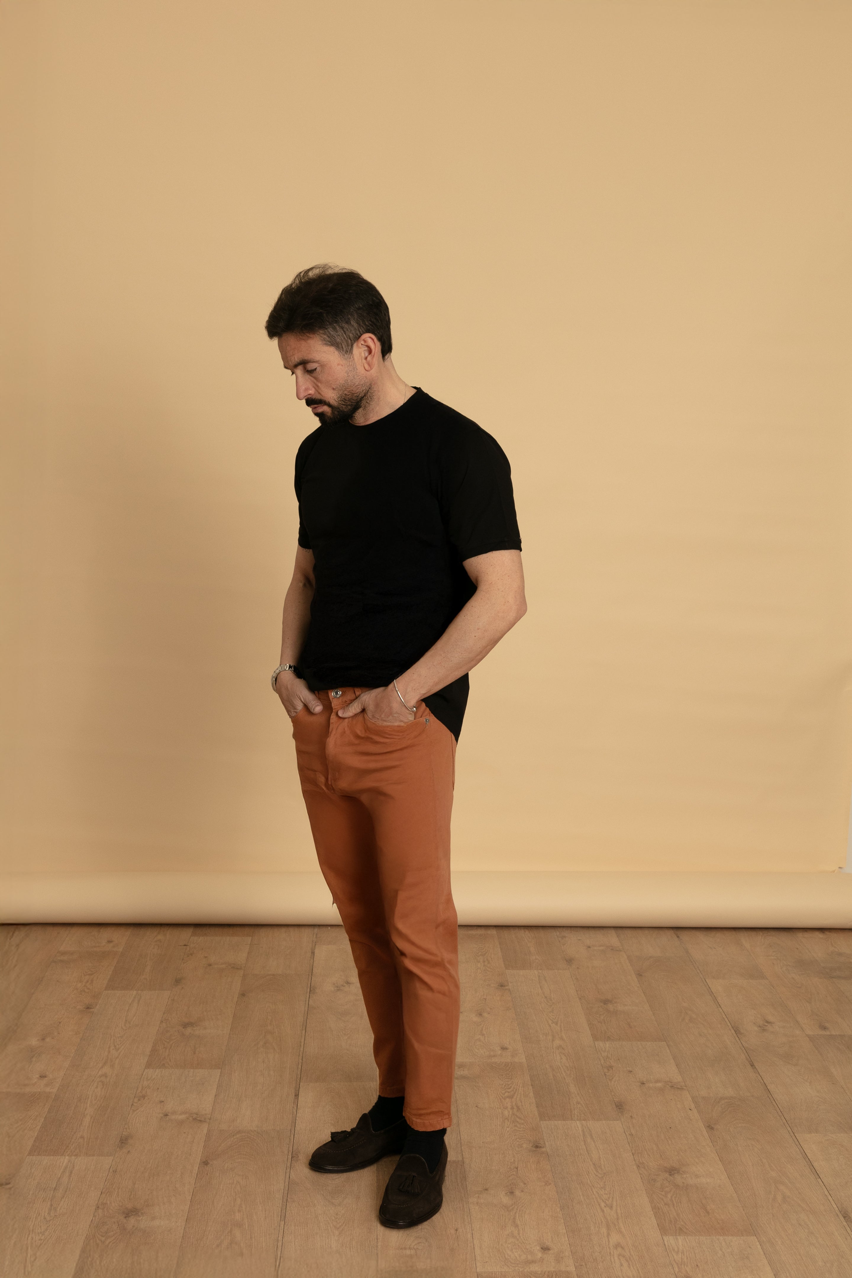 T- shirt a maniche corte nera