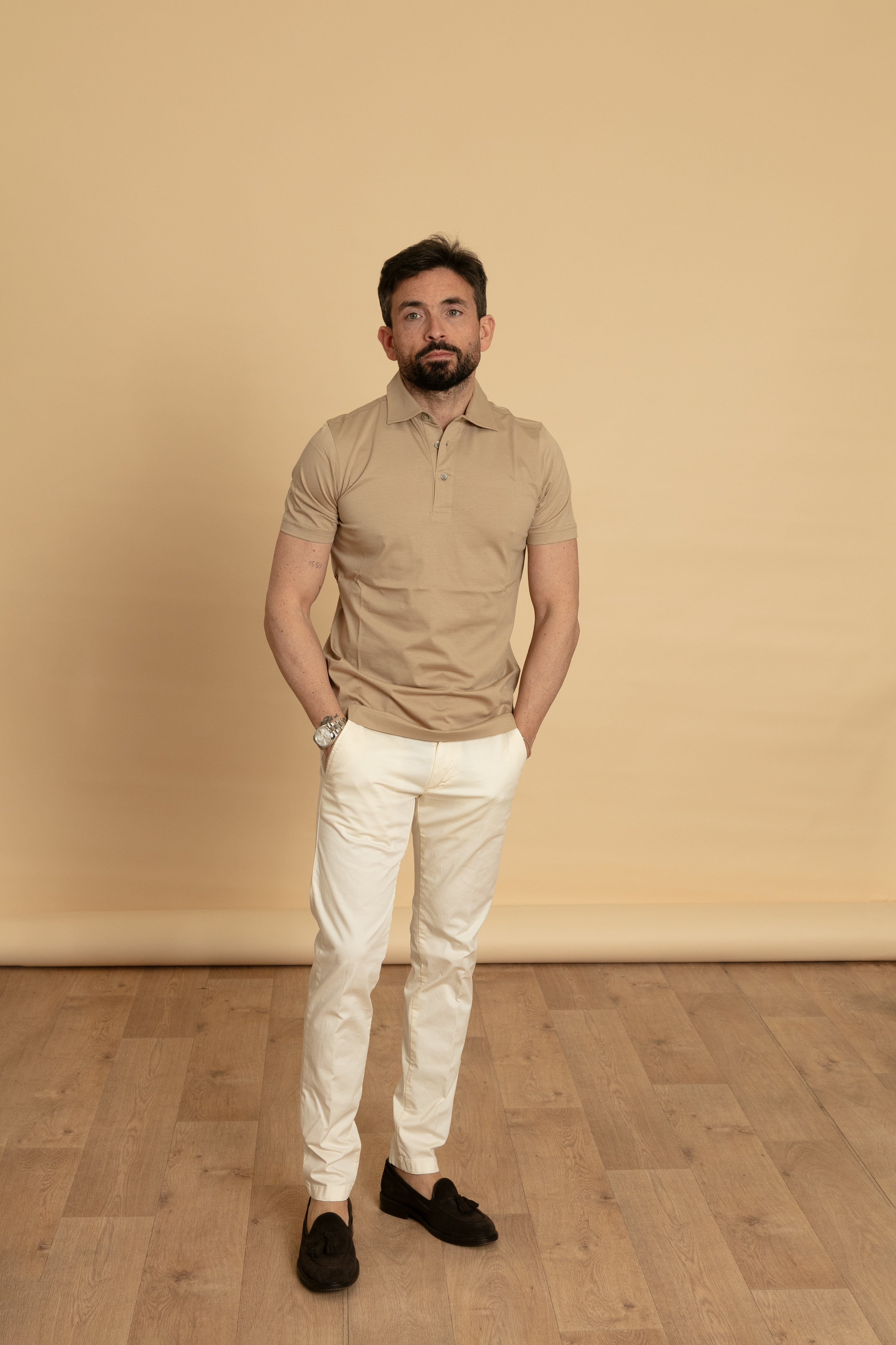 Polo beige