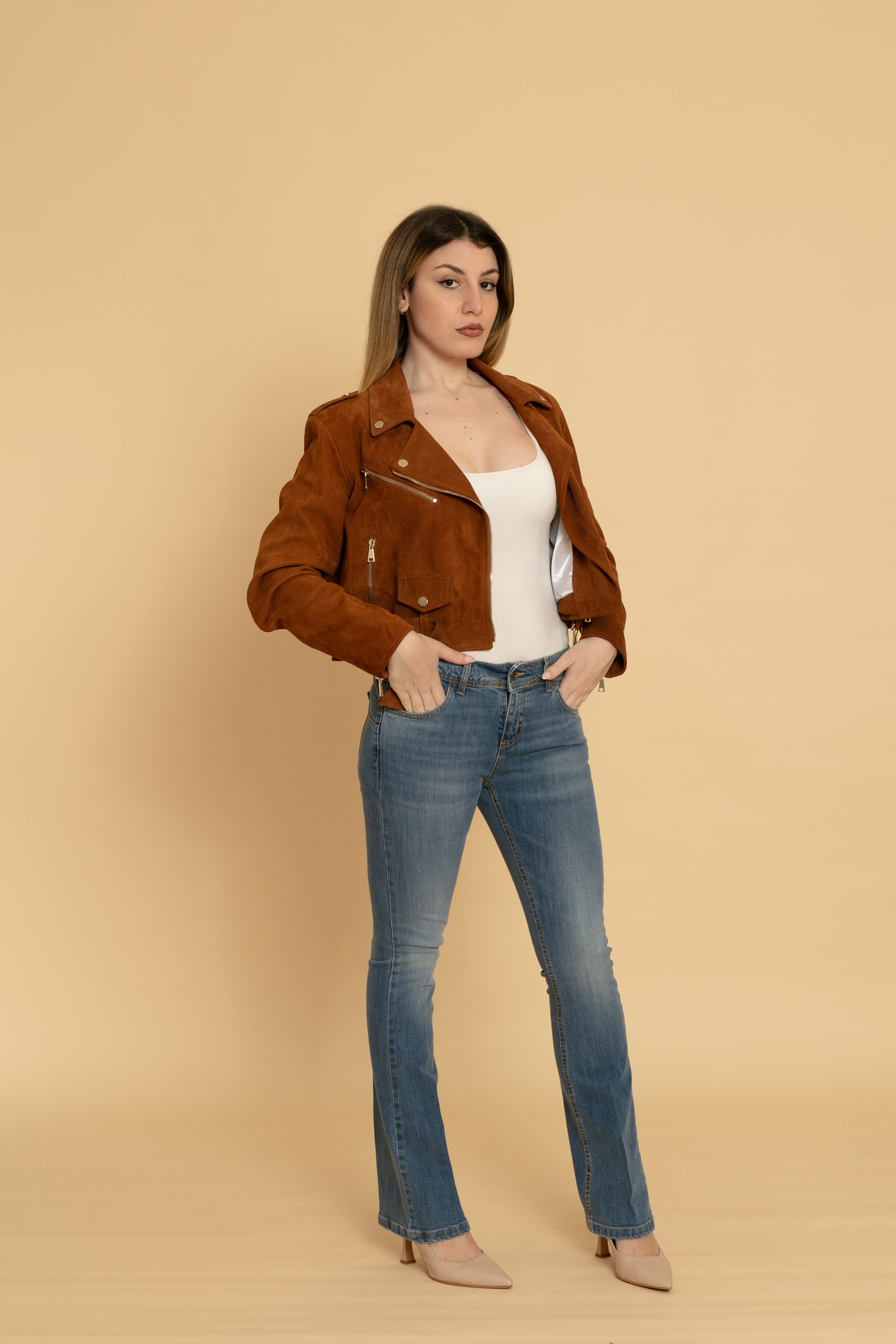 CAVALIERE JEANS BLU DONNA LAVAGGIO CHIARO