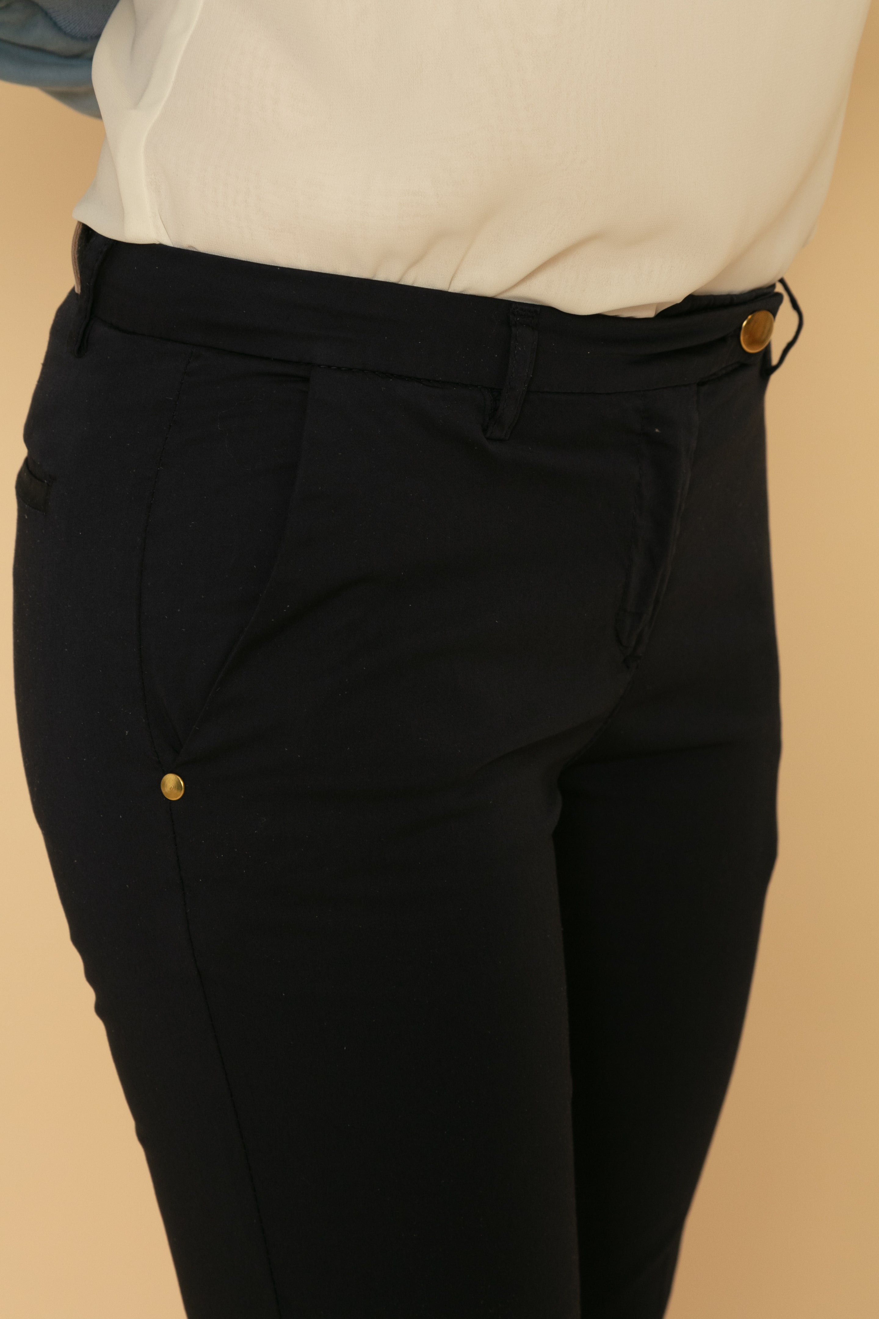 Pantalone Tasca America Donna Blu