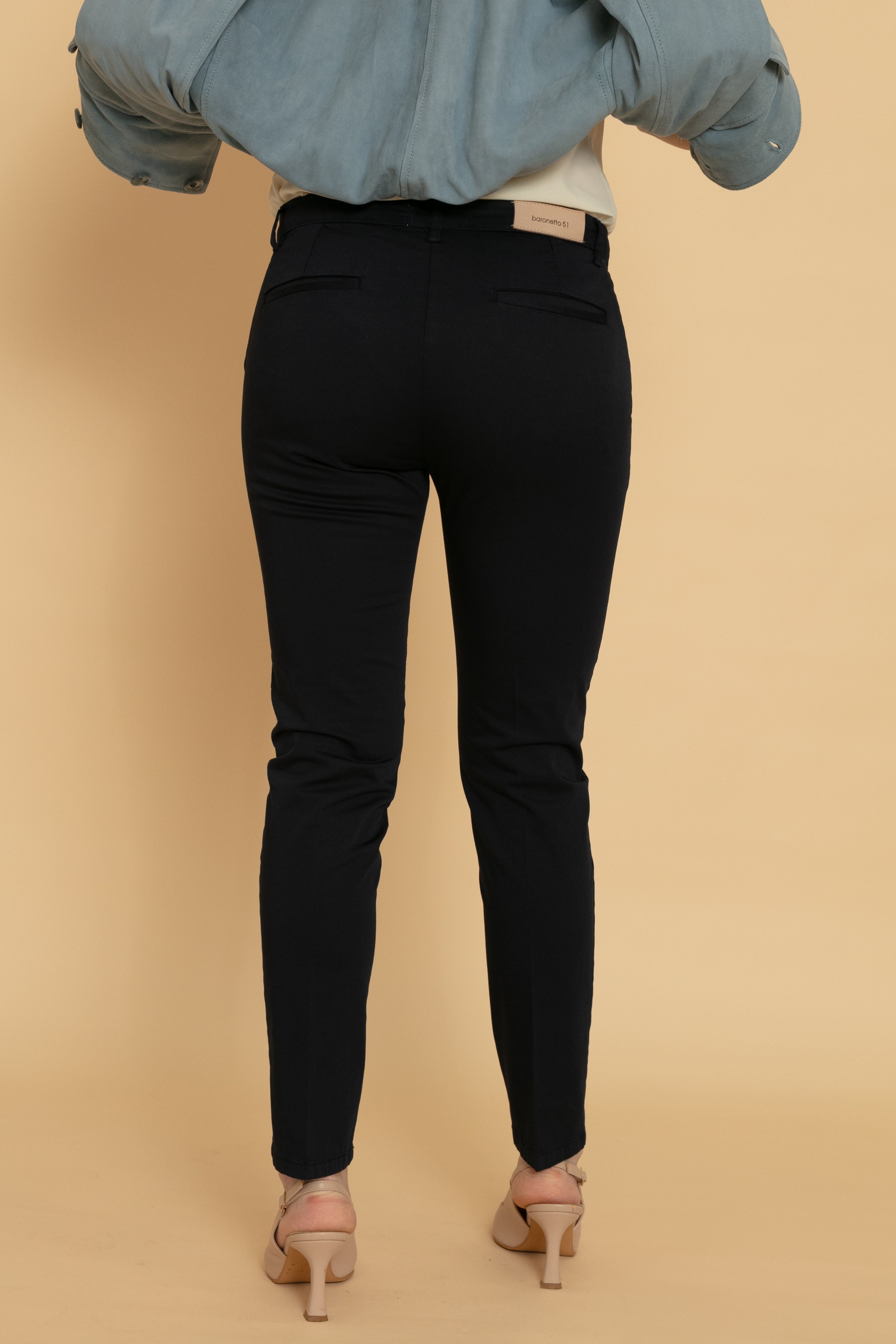 Pantalone Tasca America Donna Blu