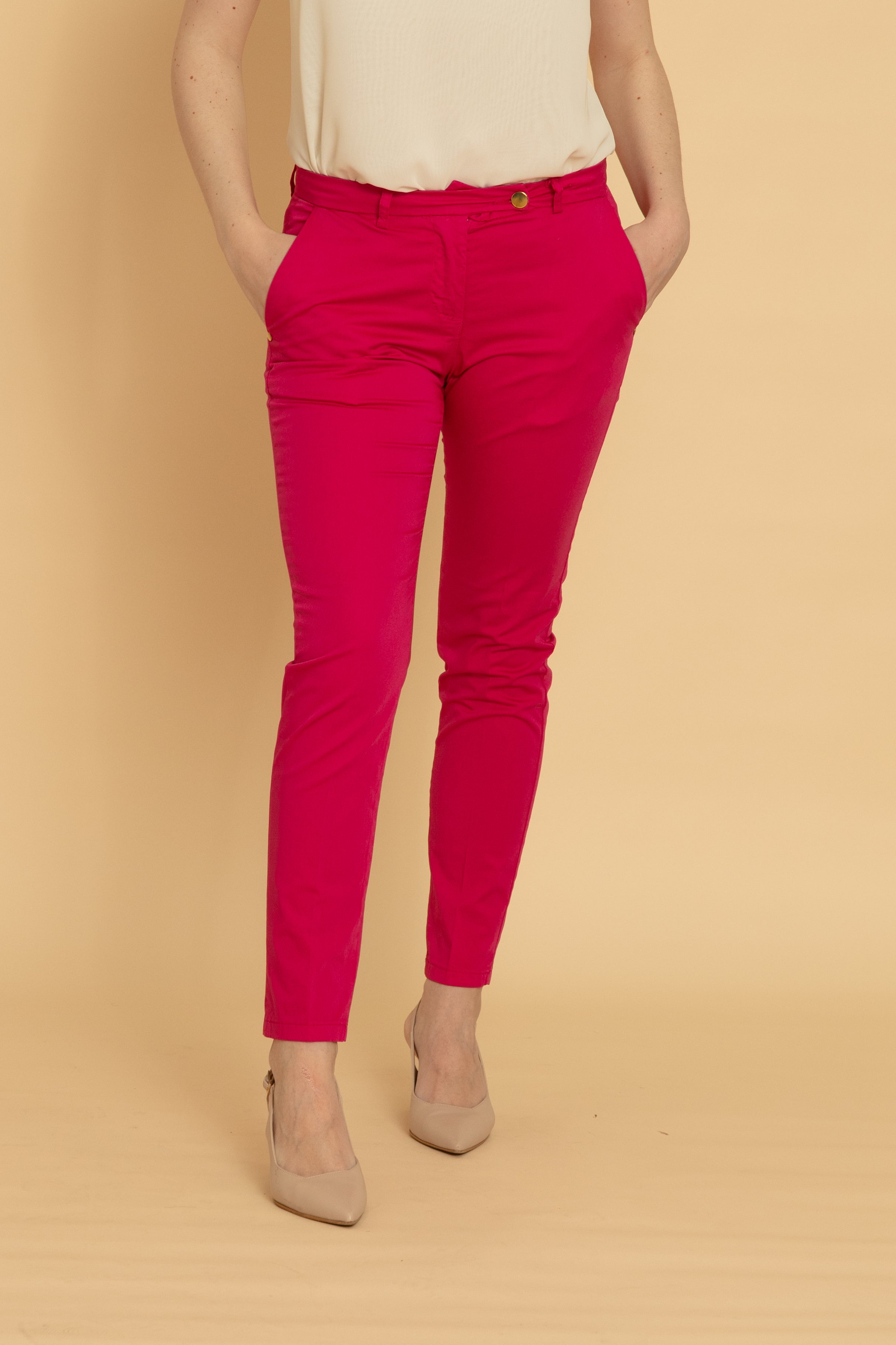 Pantalone Tasca America Donna Fucsia
