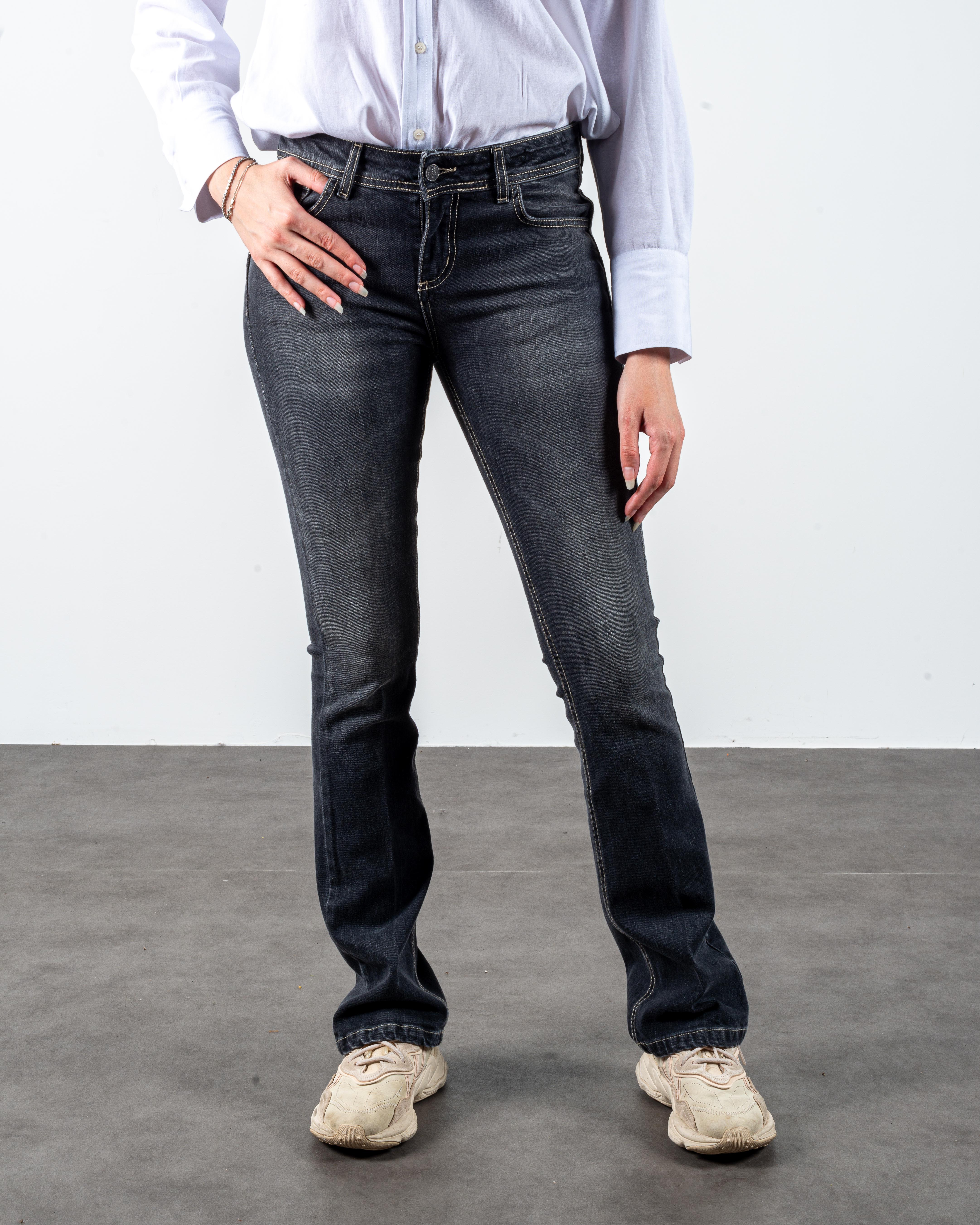 CAVALIERE JEANS NERO DONNA LAVAGGIO 2 ZAMPETTA