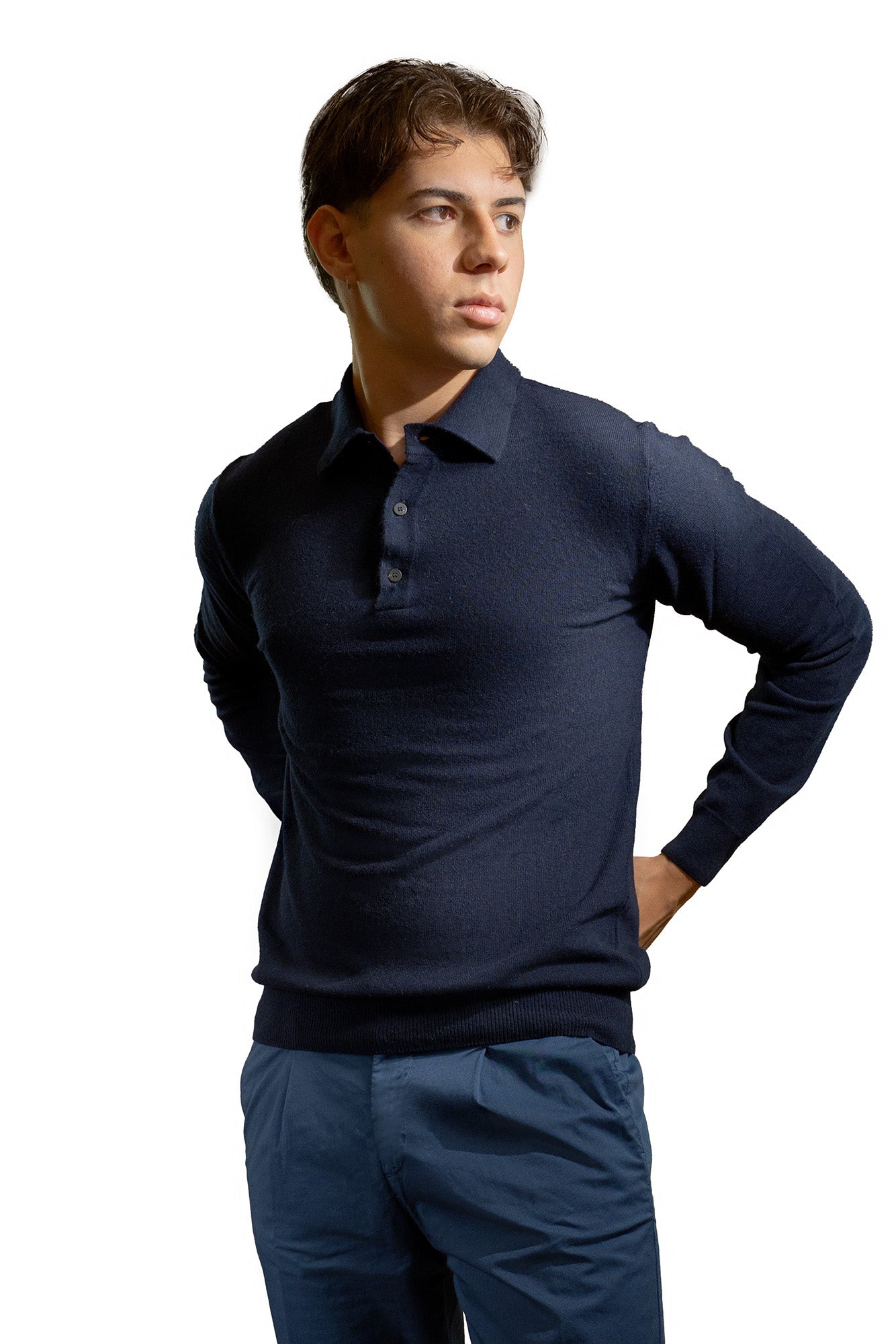 POLO IN MISTO CASHMERE