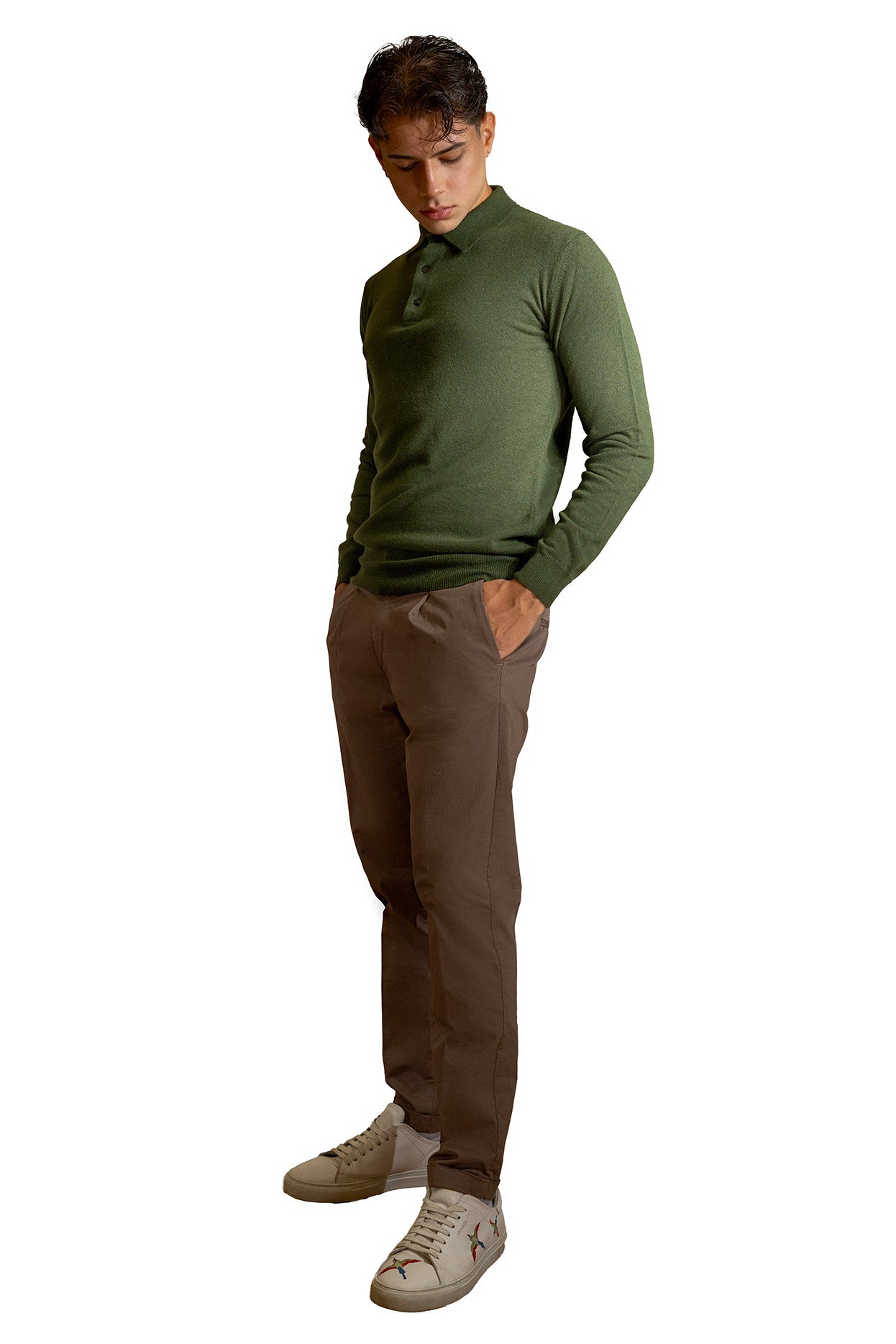 POLO IN MISTO CASHMERE