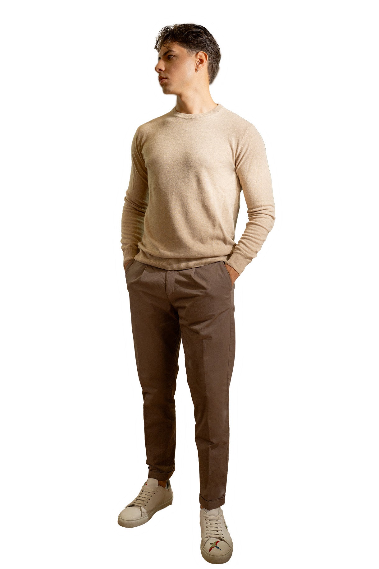 GIROCOLLO MISTO CASHMERE