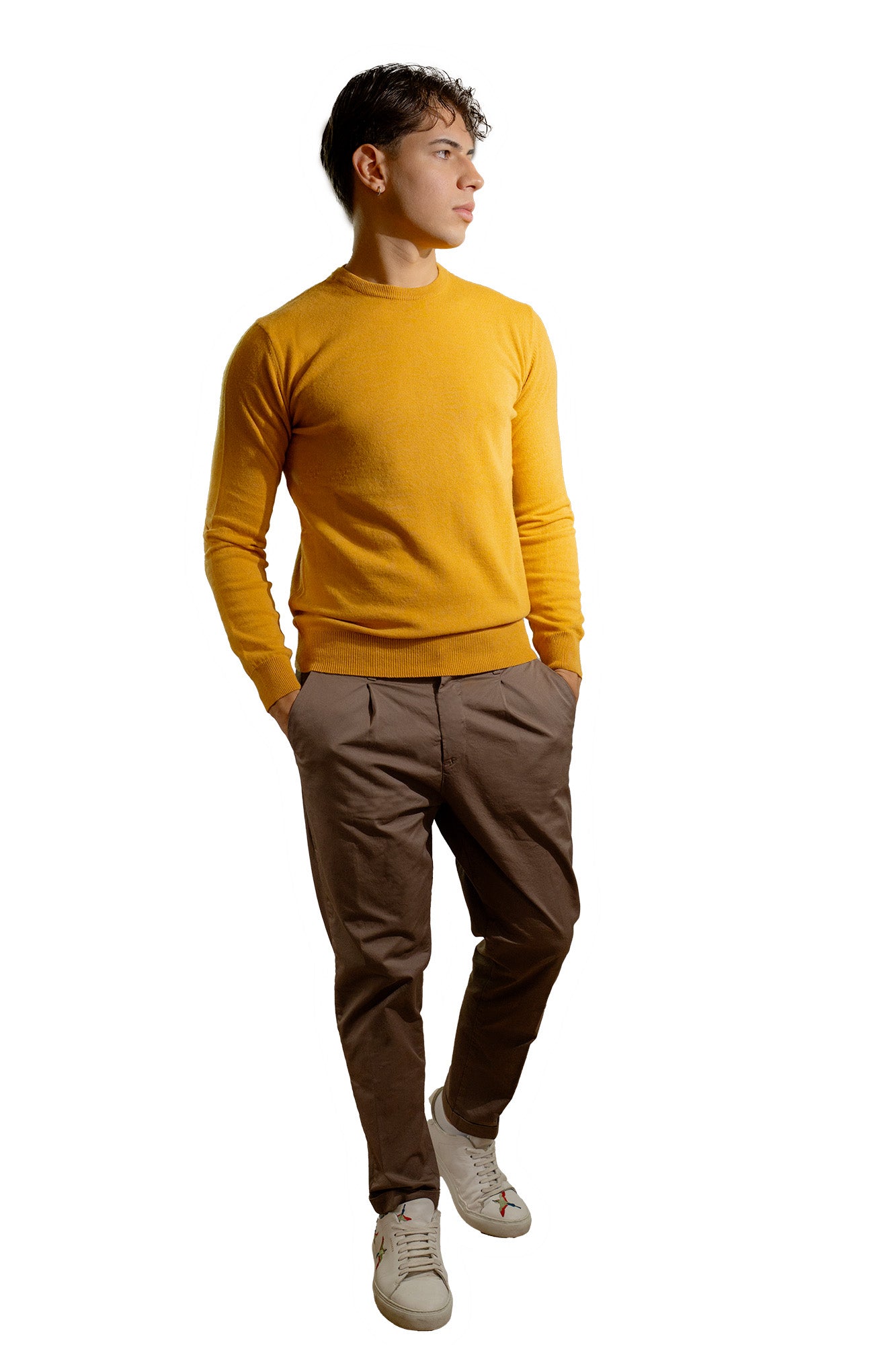GIROCOLLO MISTO CASHMERE