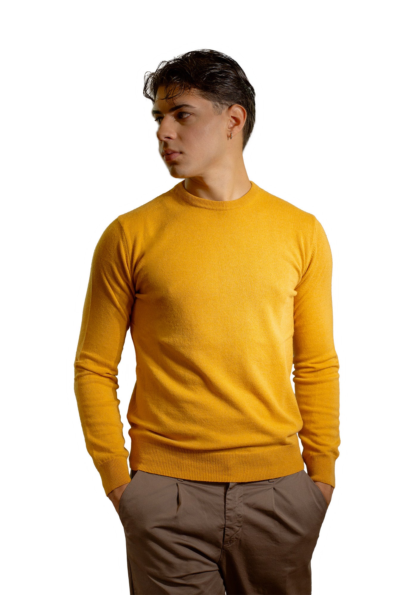 GIROCOLLO MISTO CASHMERE