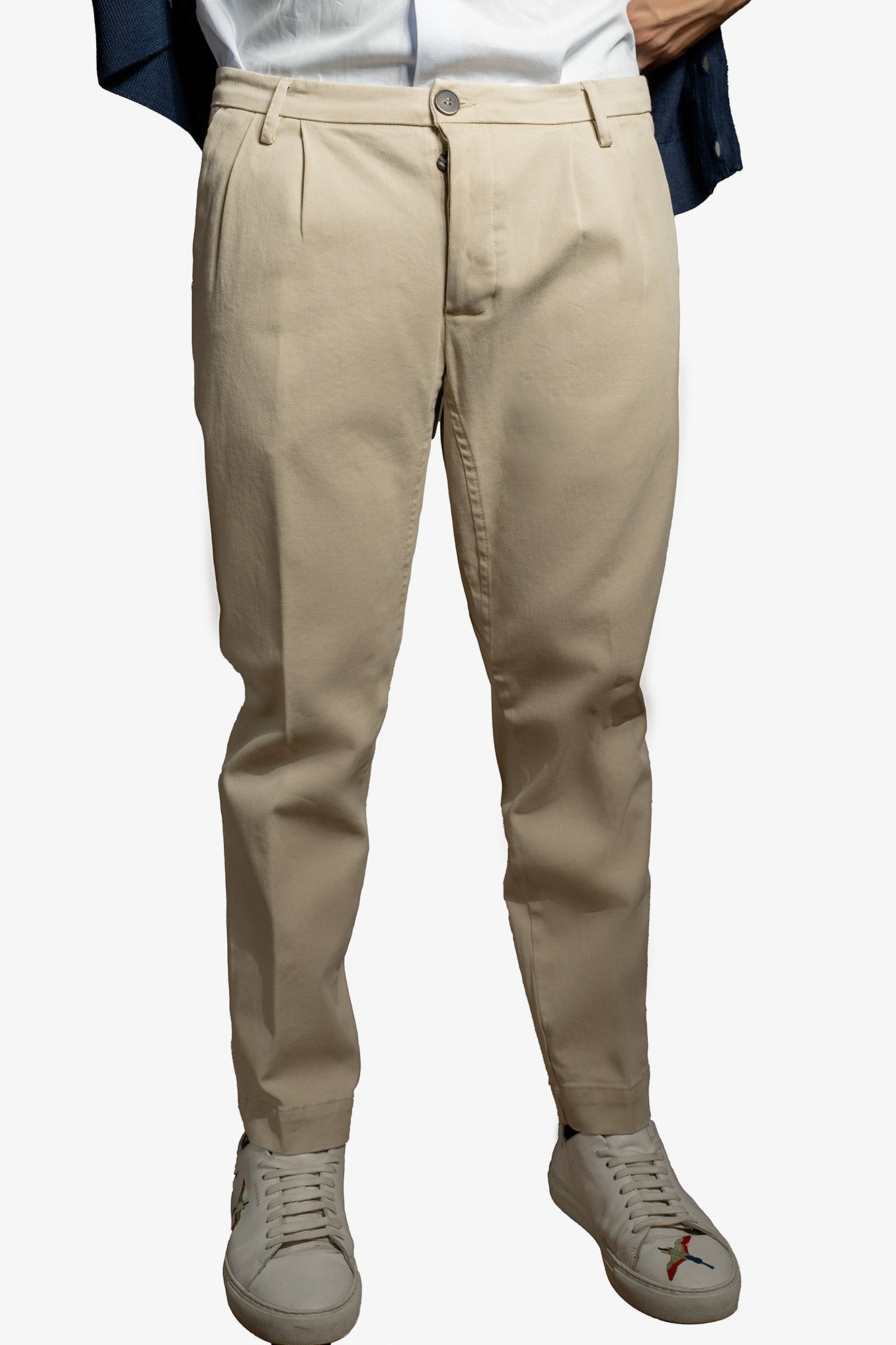 Pantalone in gabardina – tasca America