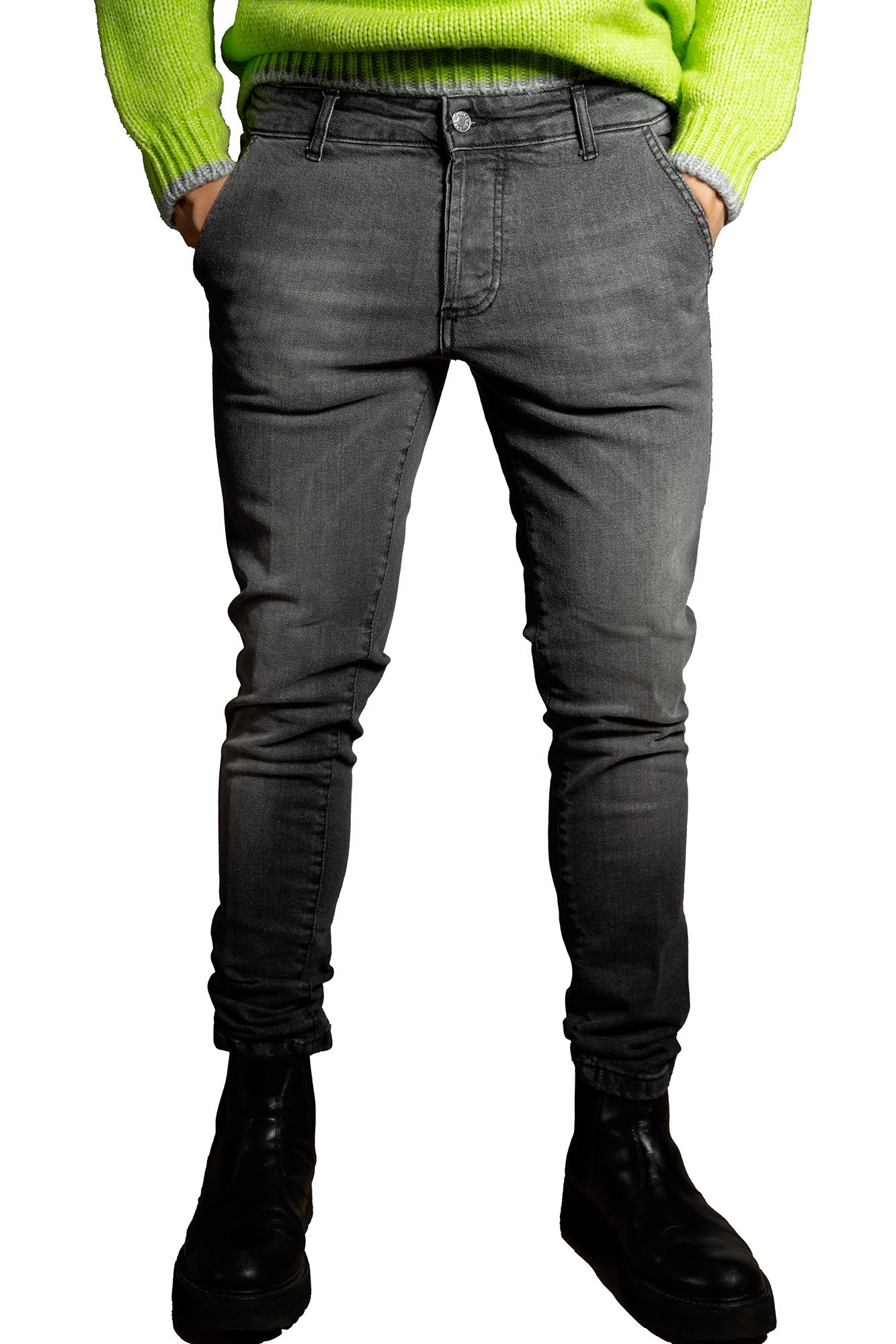 Jeans nero Lavaggio 3 - tasca america